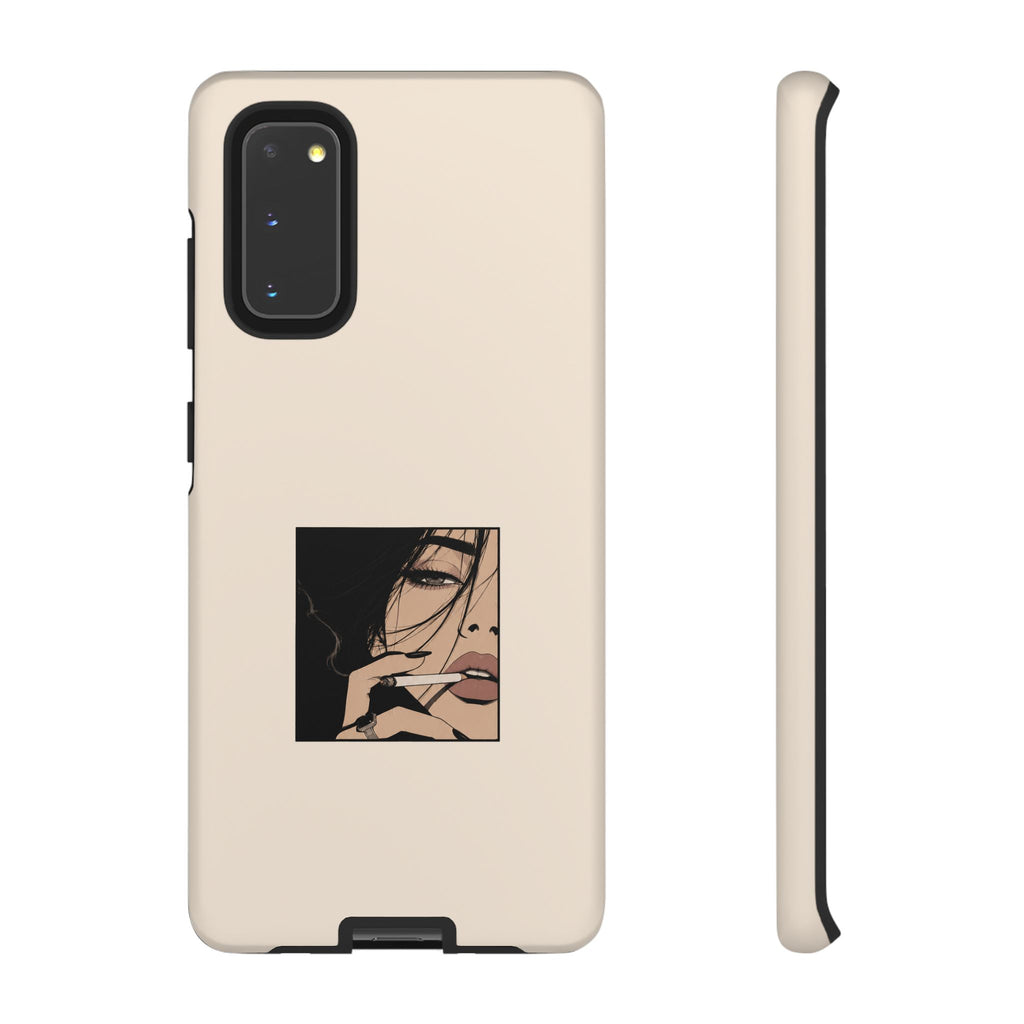 Minimalist Femme Portrait Protective Phone Case