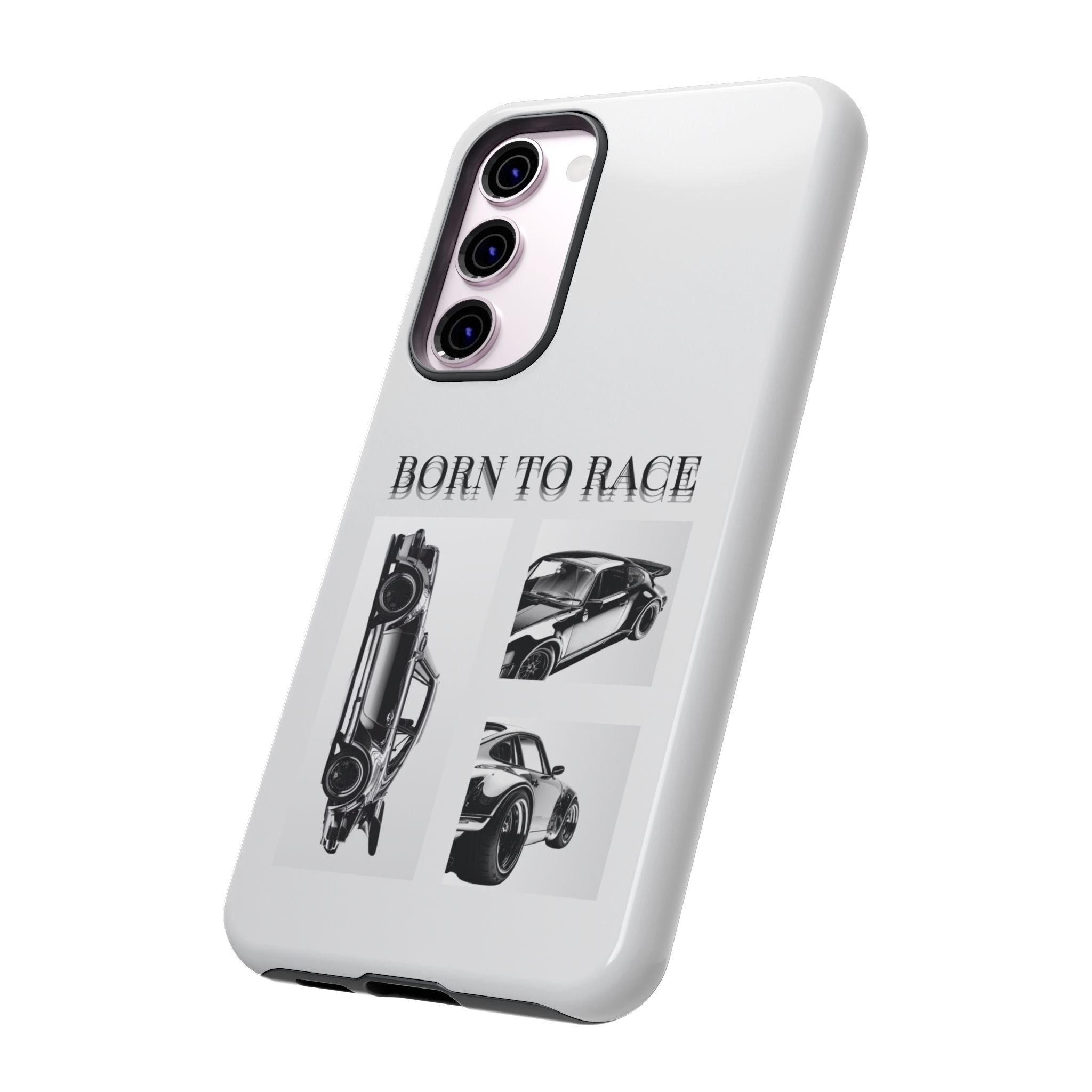 Phone Case - "Born to Race" Vintage Car Racing Graphic