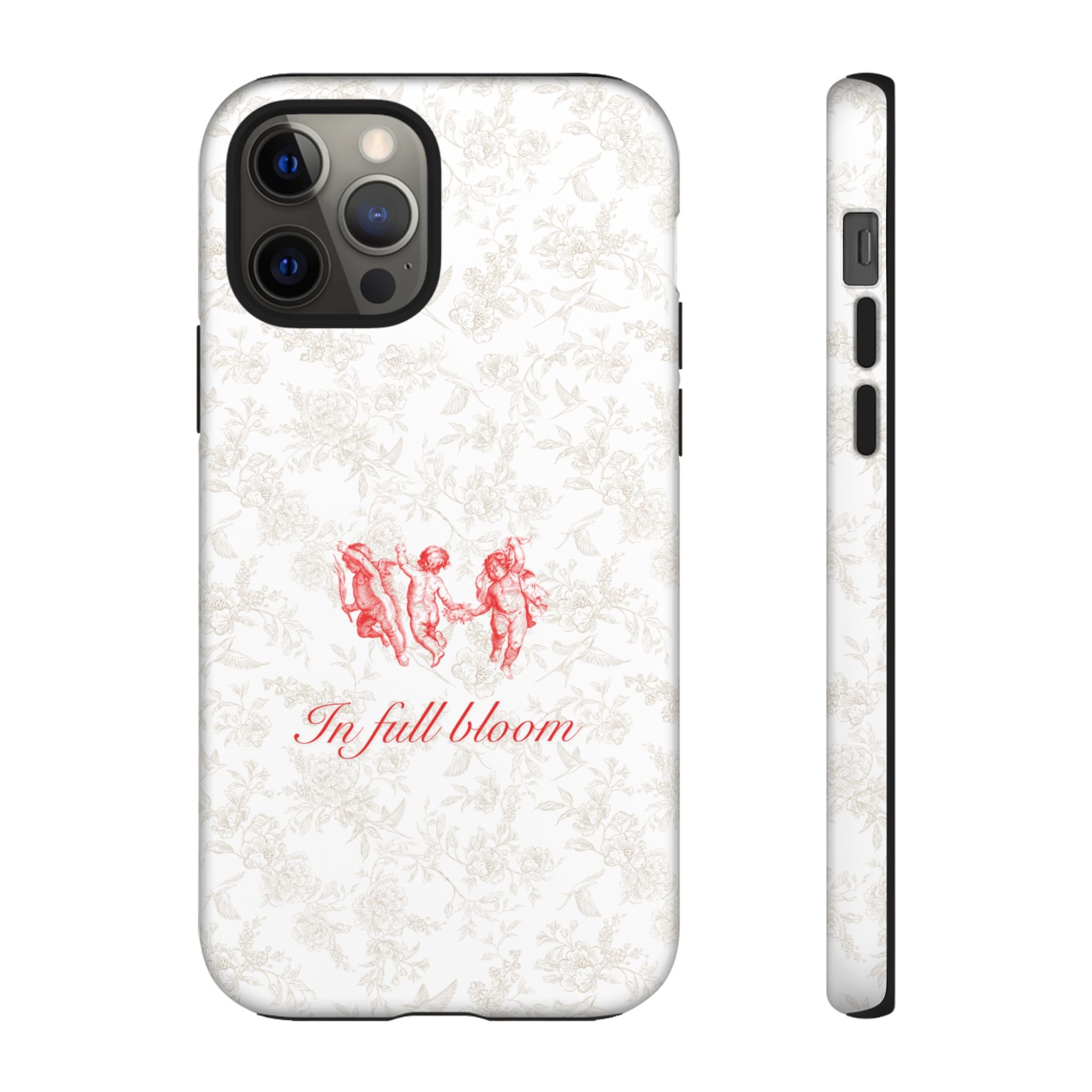 Vintage Floral Phone Case — "In Full Bloom" Tough Case