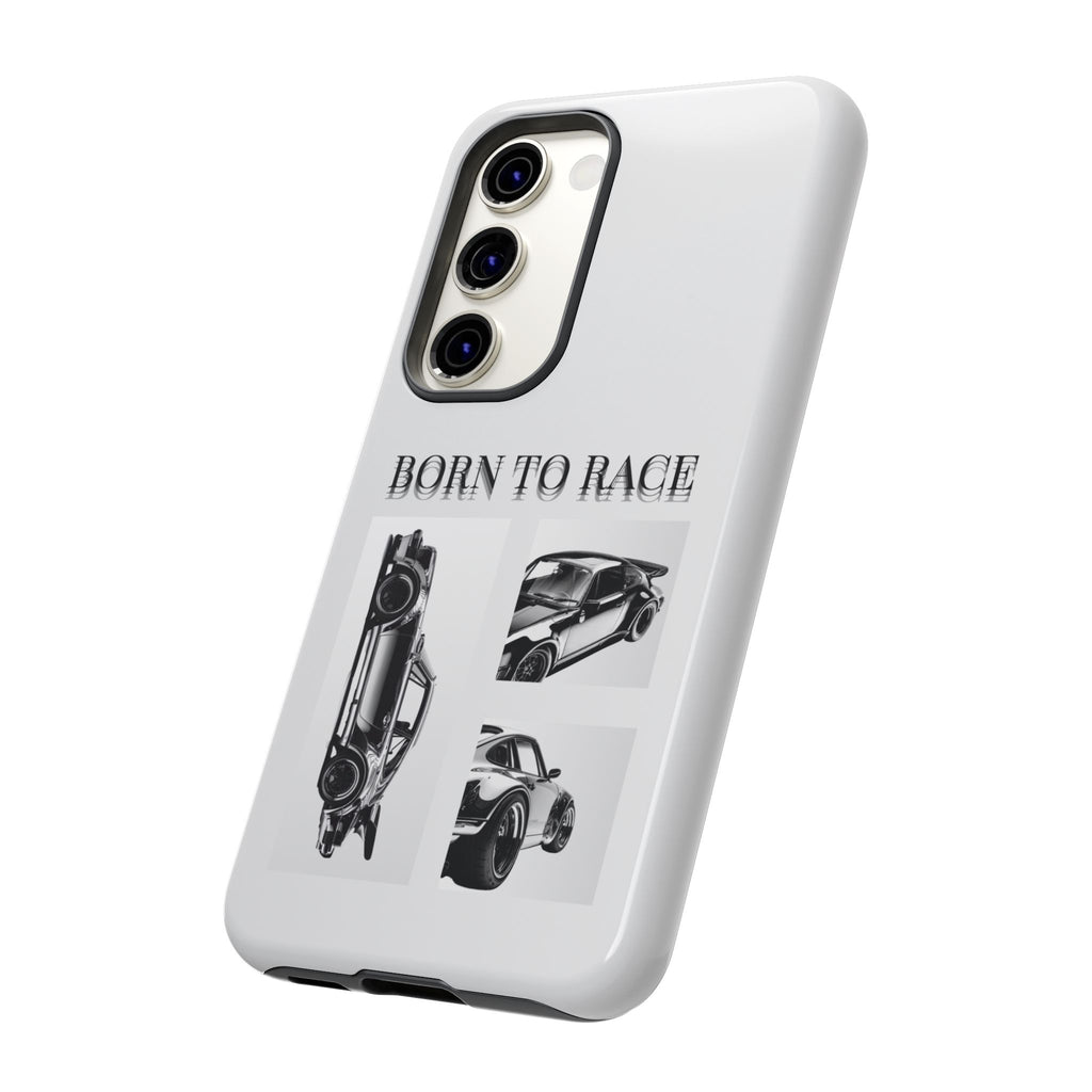 Phone Case - "Born to Race" Vintage Car Racing Graphic