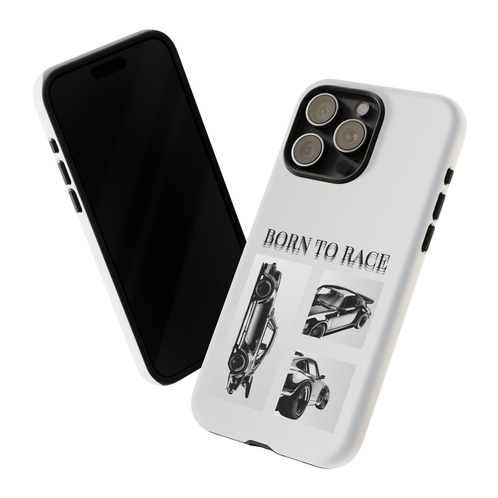 Phone Case - "Born to Race" Vintage Car Racing Graphic