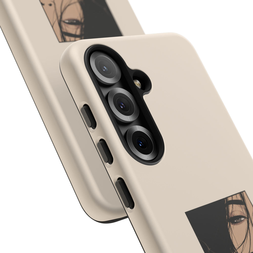 Minimalist Femme Portrait Protective Phone Case