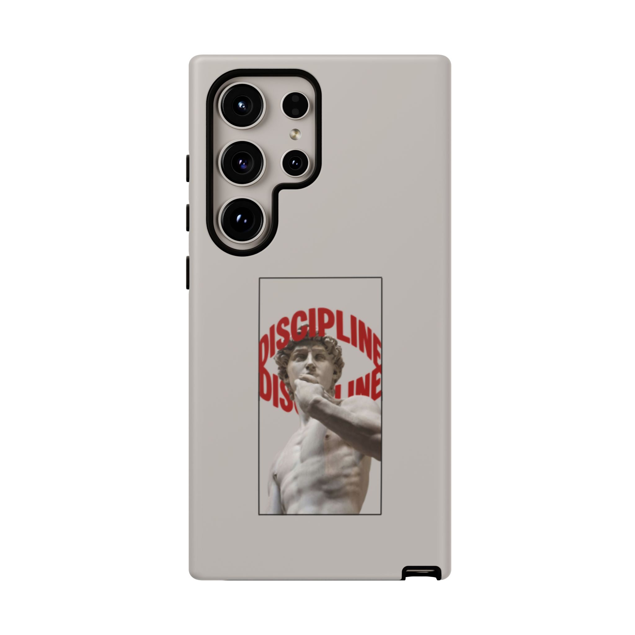 Phone Case — 'Discipline' Statue Graphic Protective Cover
