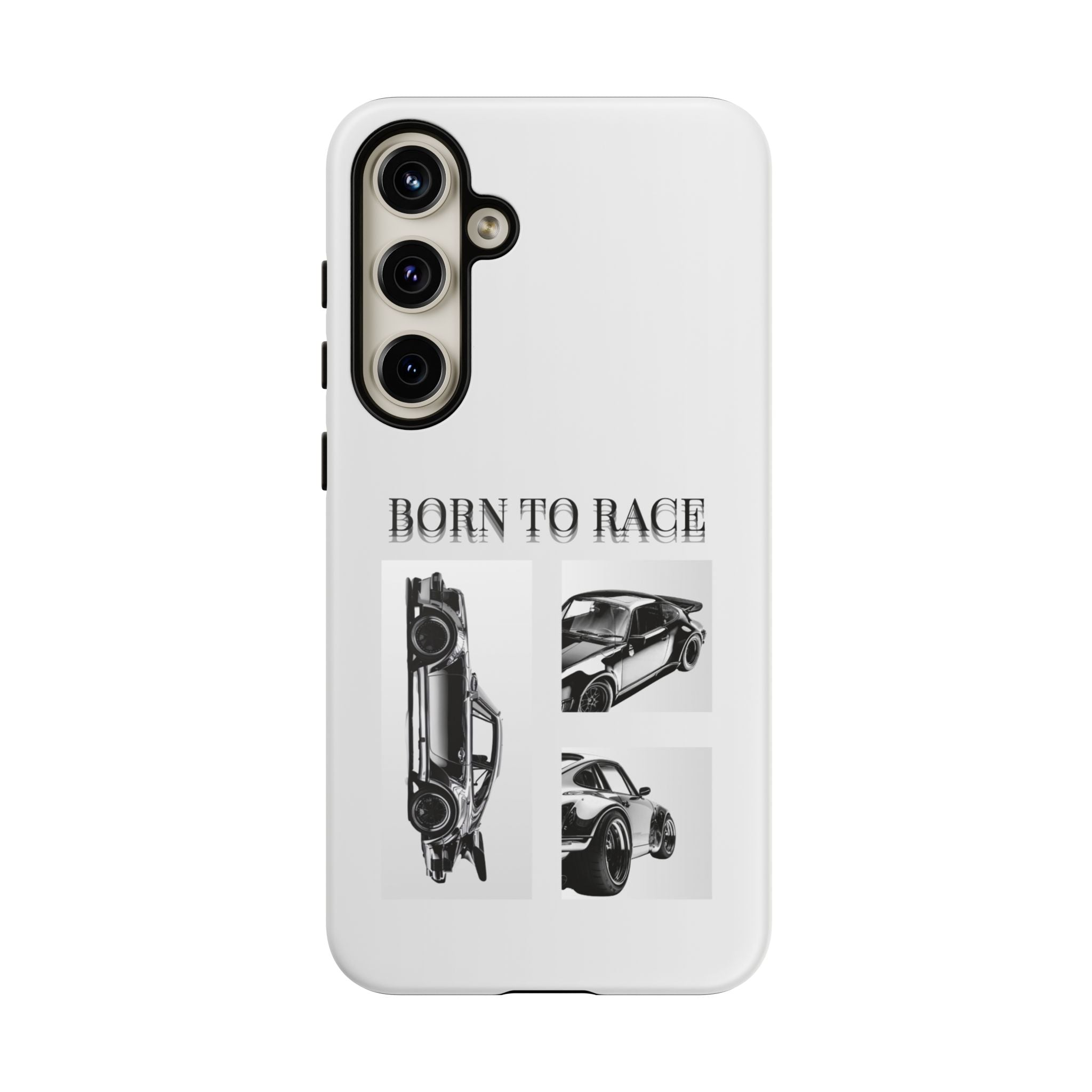 Phone Case - "Born to Race" Vintage Car Racing Graphic