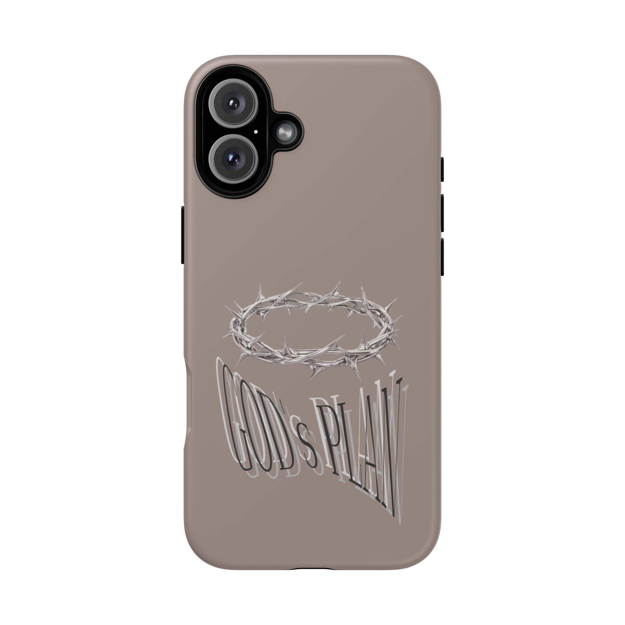 Phone Case — "God's Plan" Crown of Thorns Protective Cover