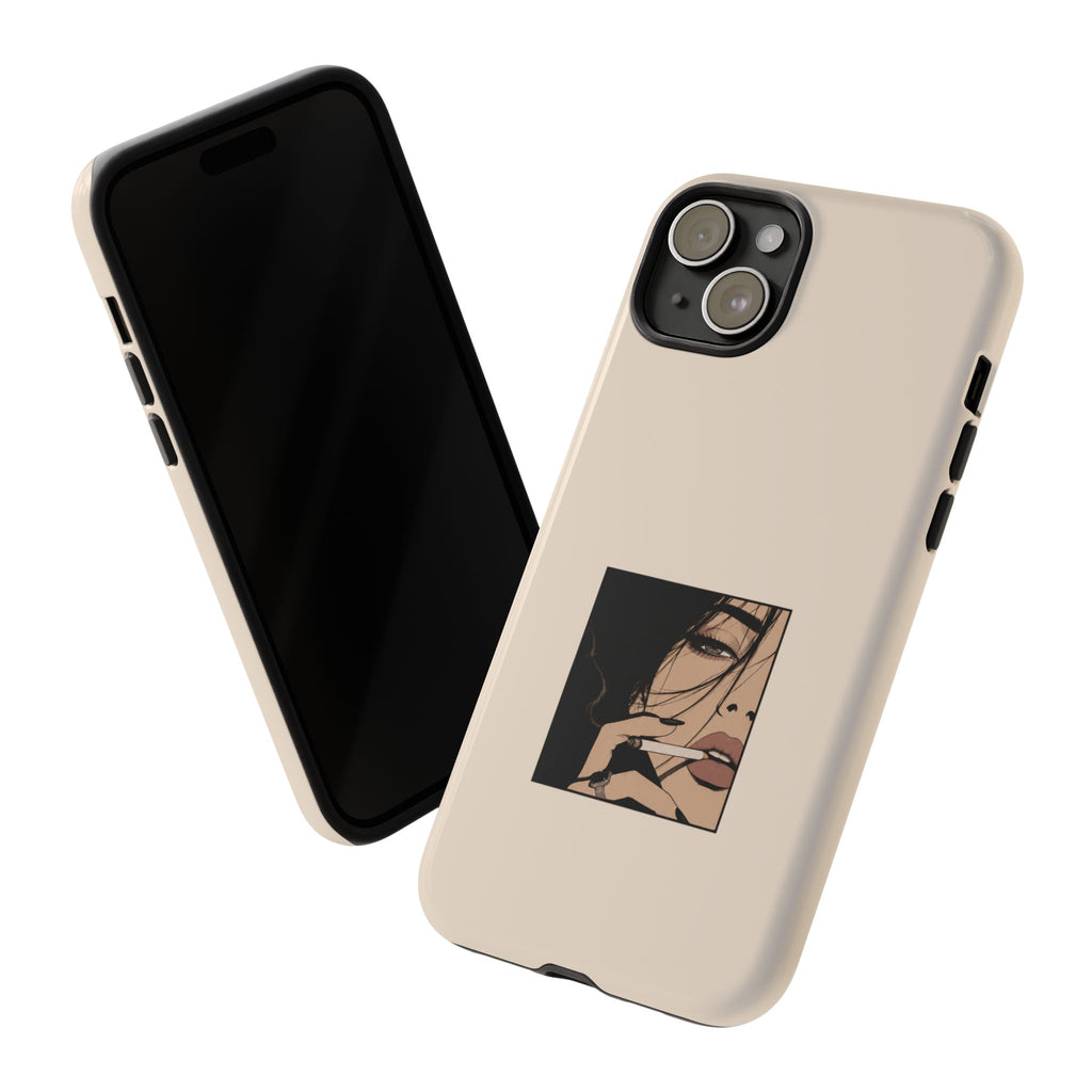 Minimalist Femme Portrait Protective Phone Case