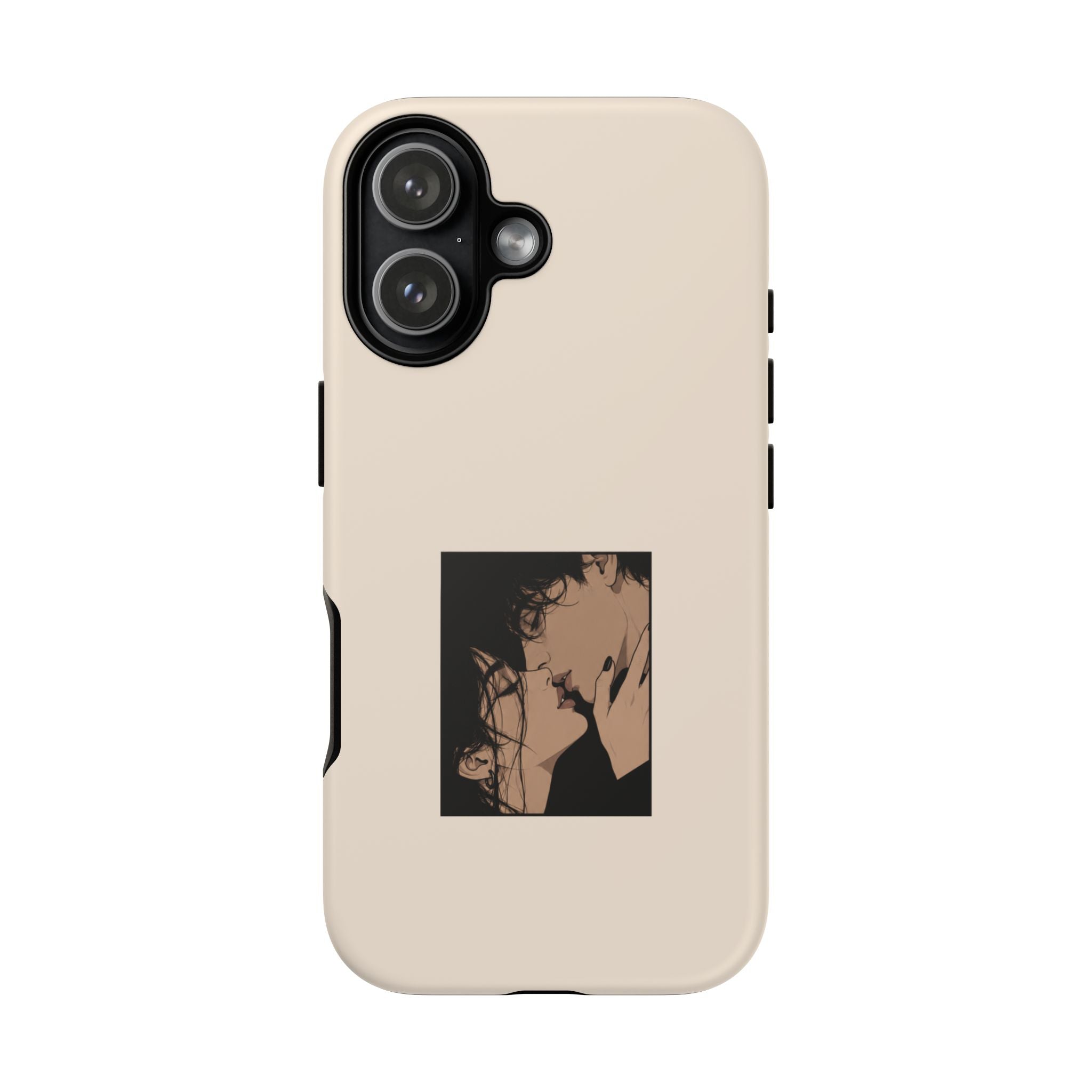 Minimal Anime Kiss Illustration
