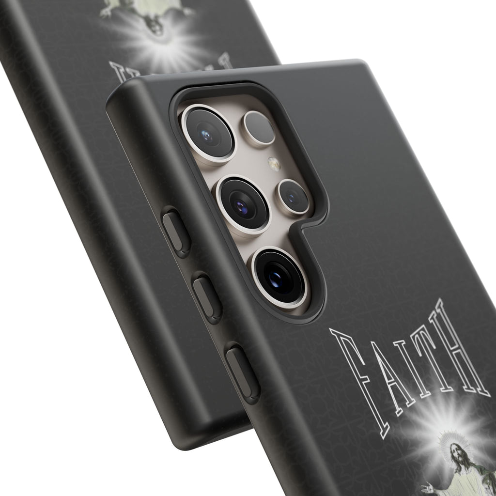 Faith Phone Case — Religious Jesus Graphic Tough Phone Cover