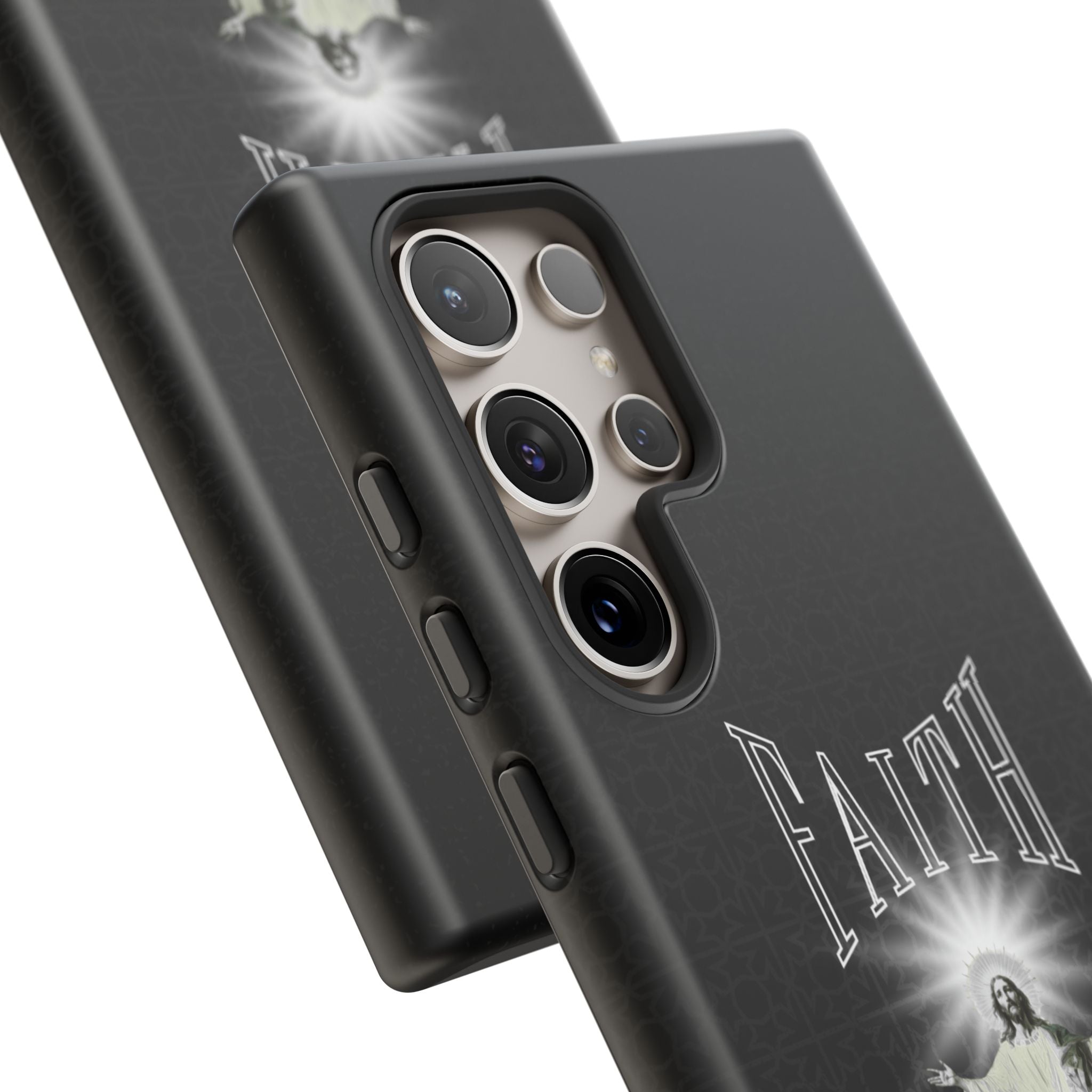 Faith Phone Case — Religious Jesus Graphic Tough Phone Cover