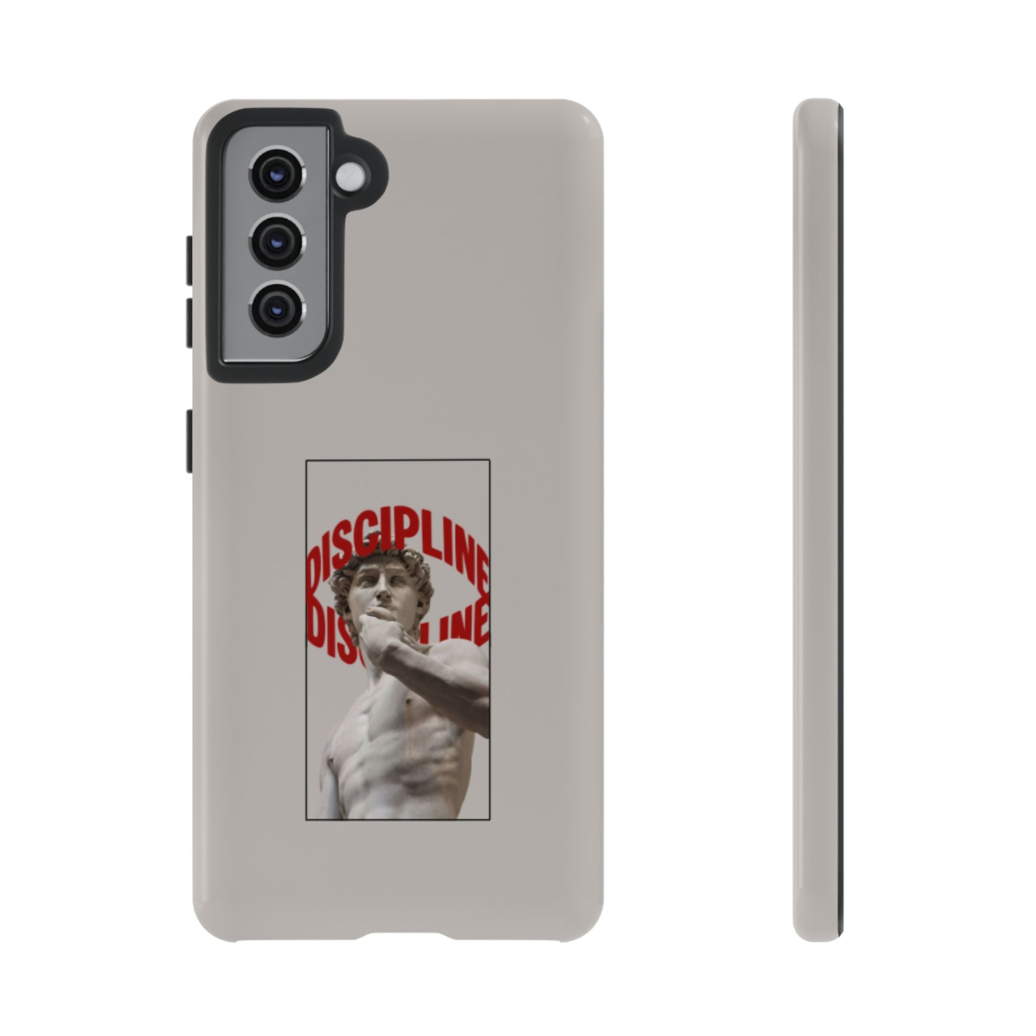 Phone Case — 'Discipline' Statue Graphic Protective Cover