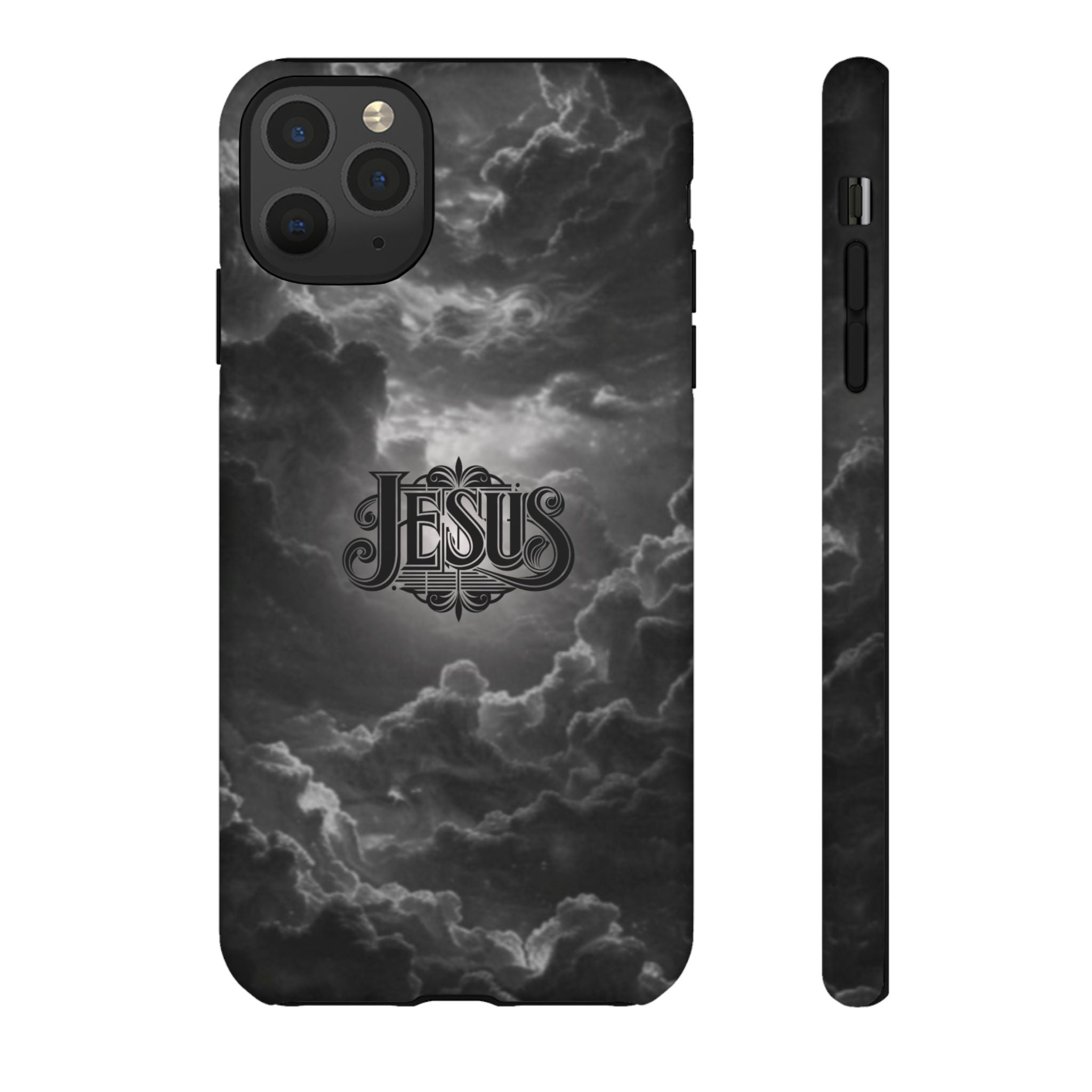 Jesus Cloud Phone Case – Christian Faith Protective iPhone Case