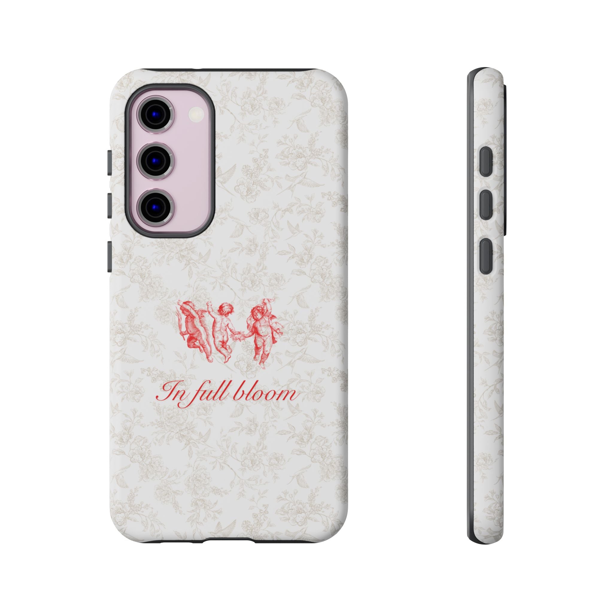 Vintage Floral Phone Case — "In Full Bloom" Tough Case