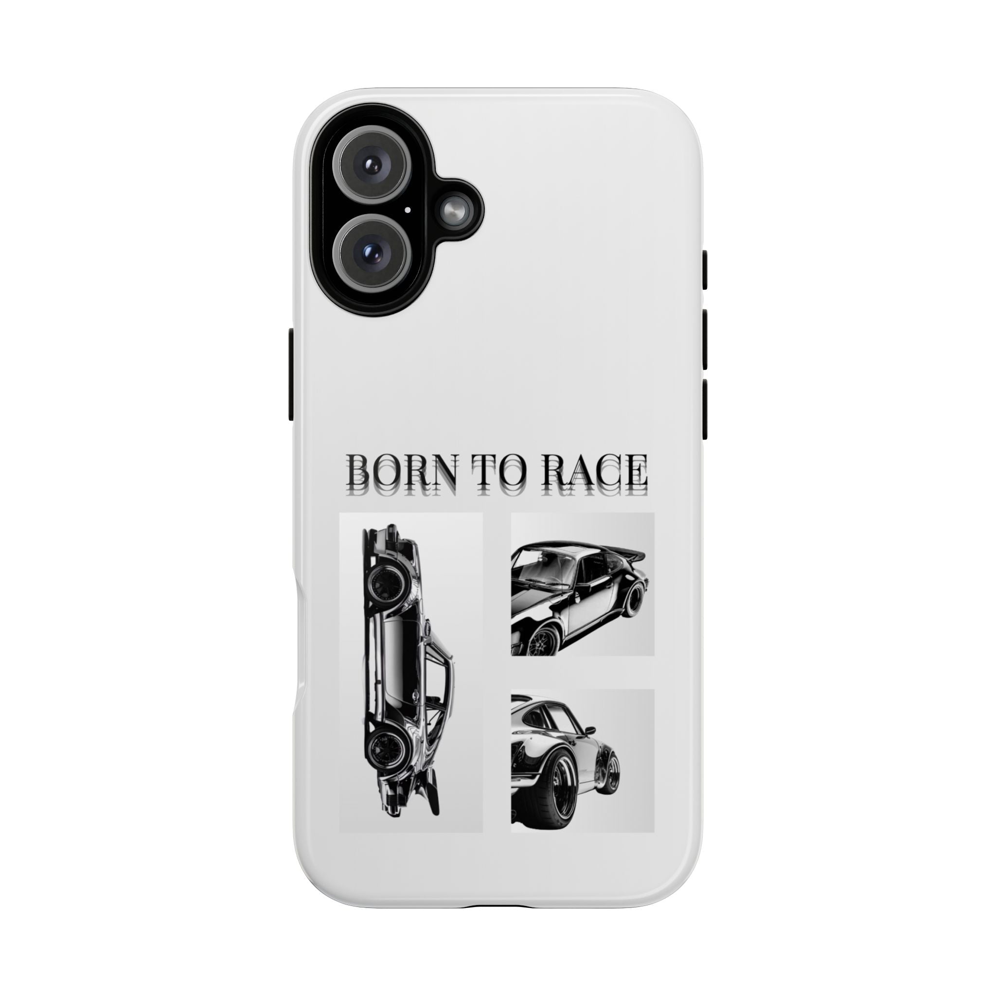 Phone Case - "Born to Race" Vintage Car Racing Graphic