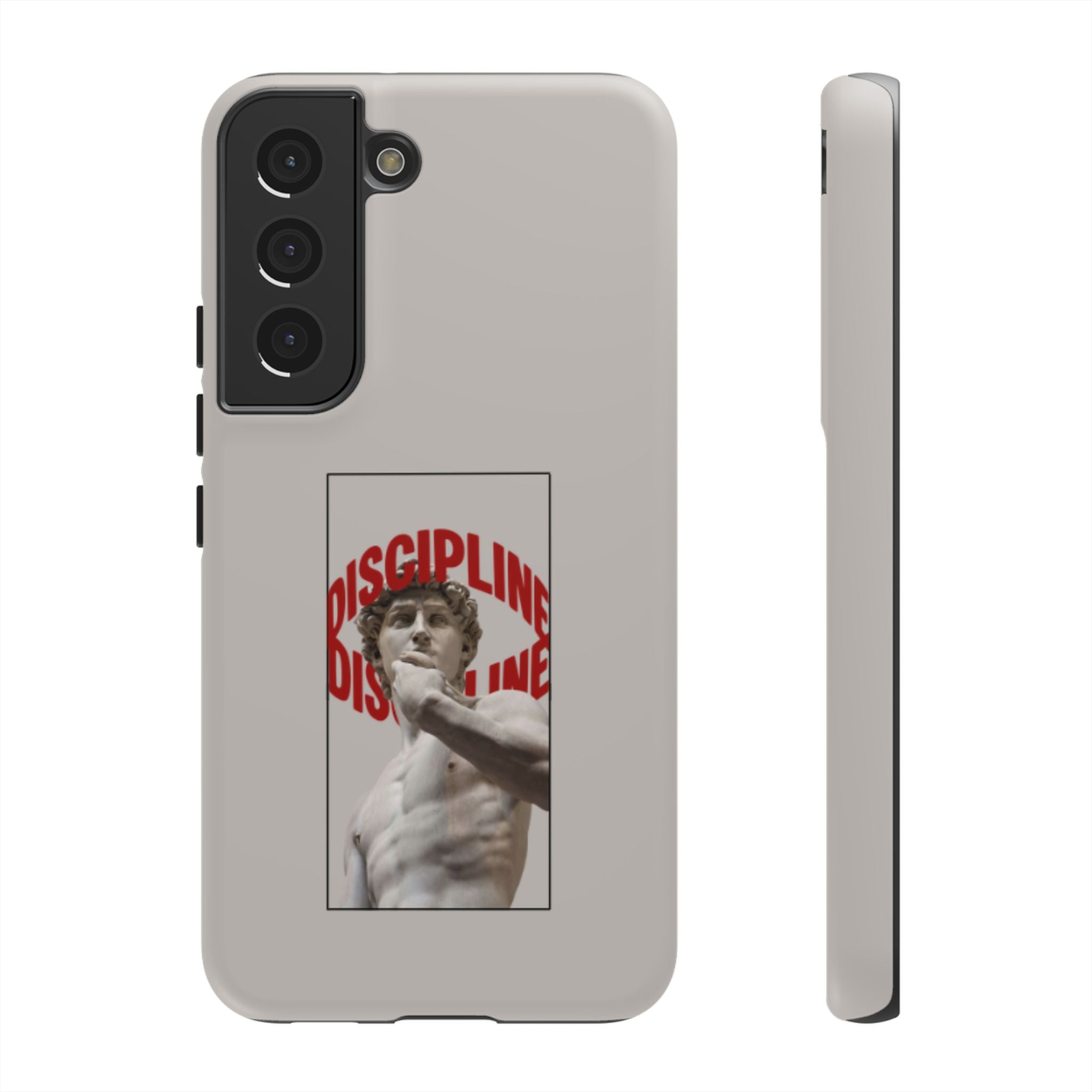 Phone Case — 'Discipline' Statue Graphic Protective Cover