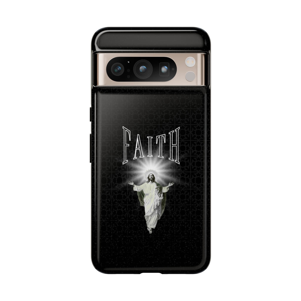 Faith Phone Case — Religious Jesus Graphic Tough Phone Cover