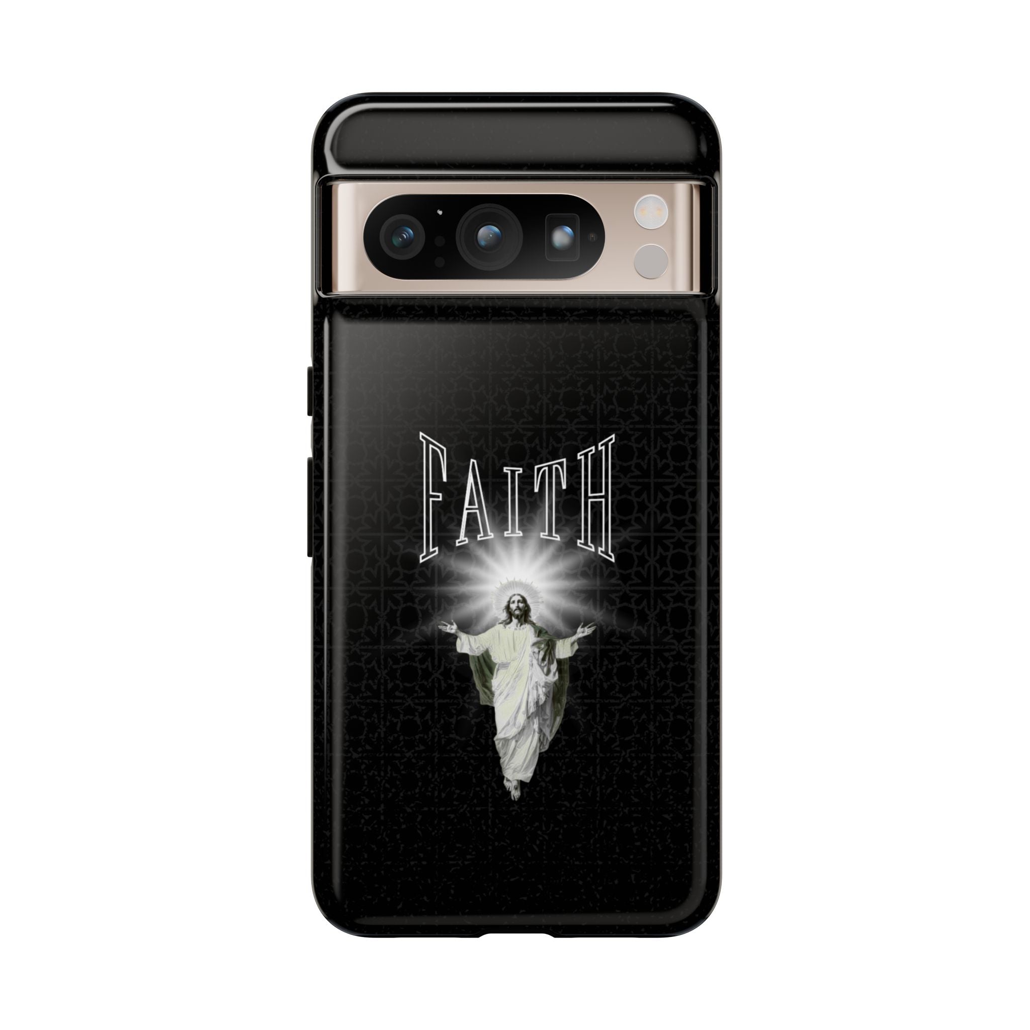 Faith Phone Case — Religious Jesus Graphic Tough Phone Cover