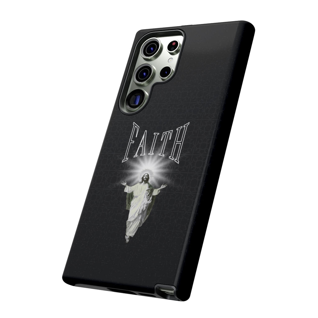 Faith Phone Case — Religious Jesus Graphic Tough Phone Cover
