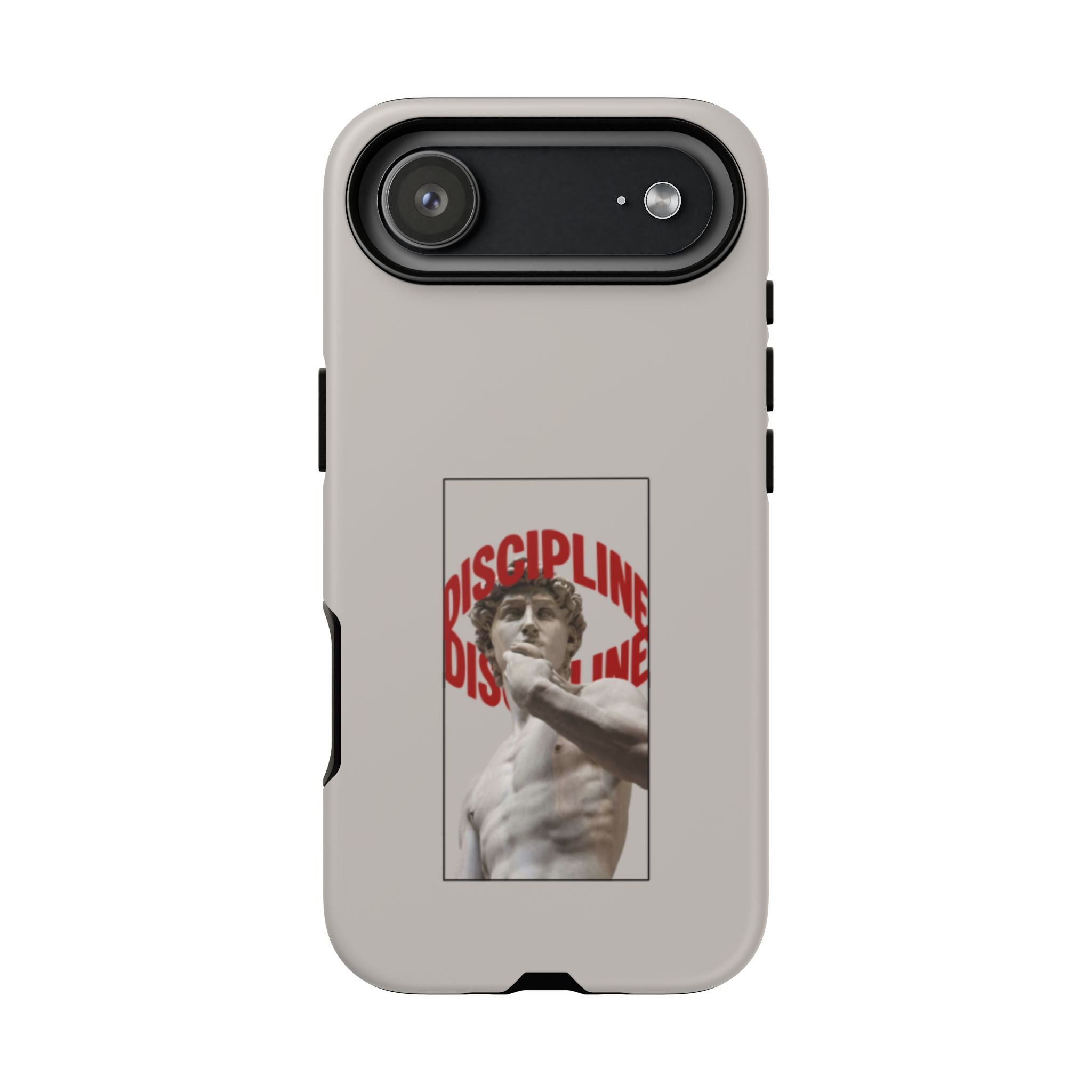 Phone Case — 'Discipline' Statue Graphic Protective Cover