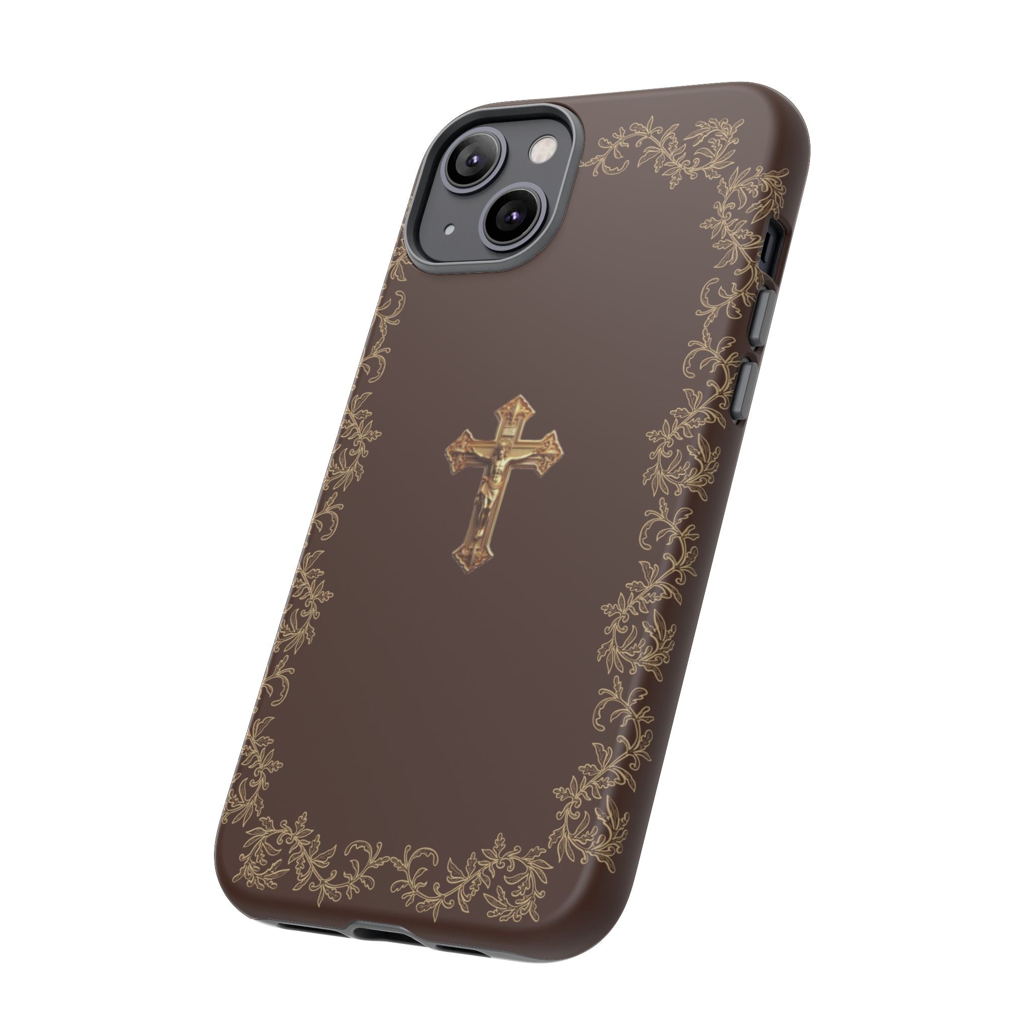 Gold Cross Bible – Christian Tough Phone Case