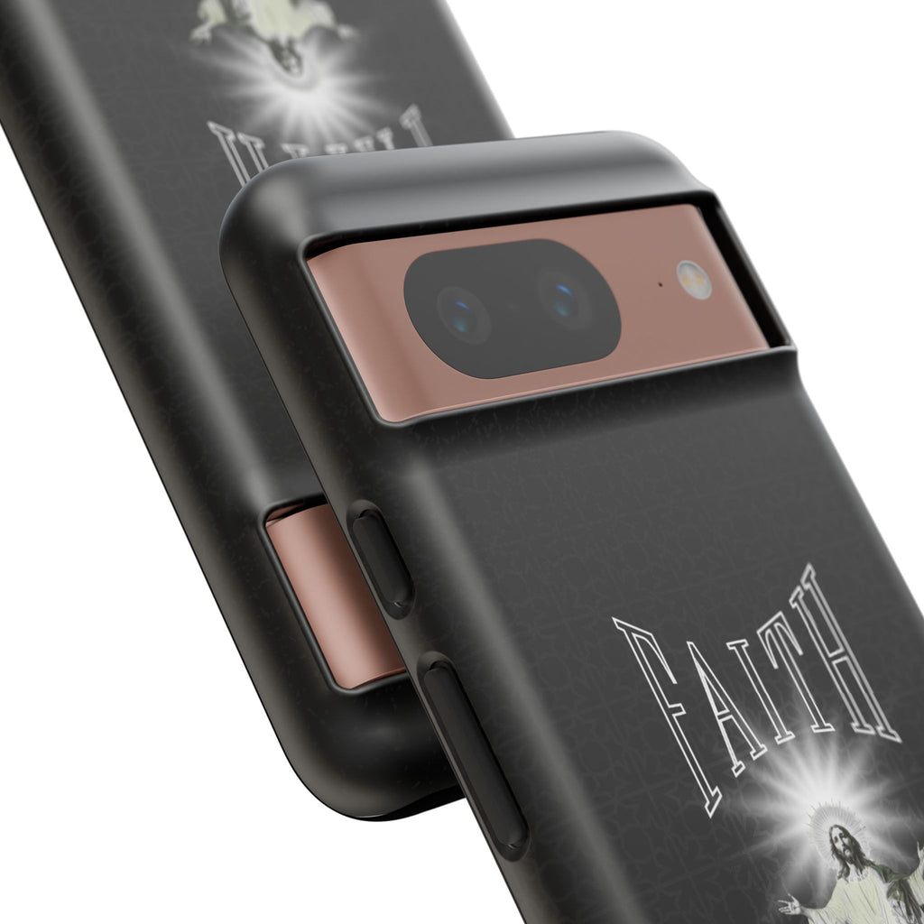 Faith Phone Case — Religious Jesus Graphic Tough Phone Cover