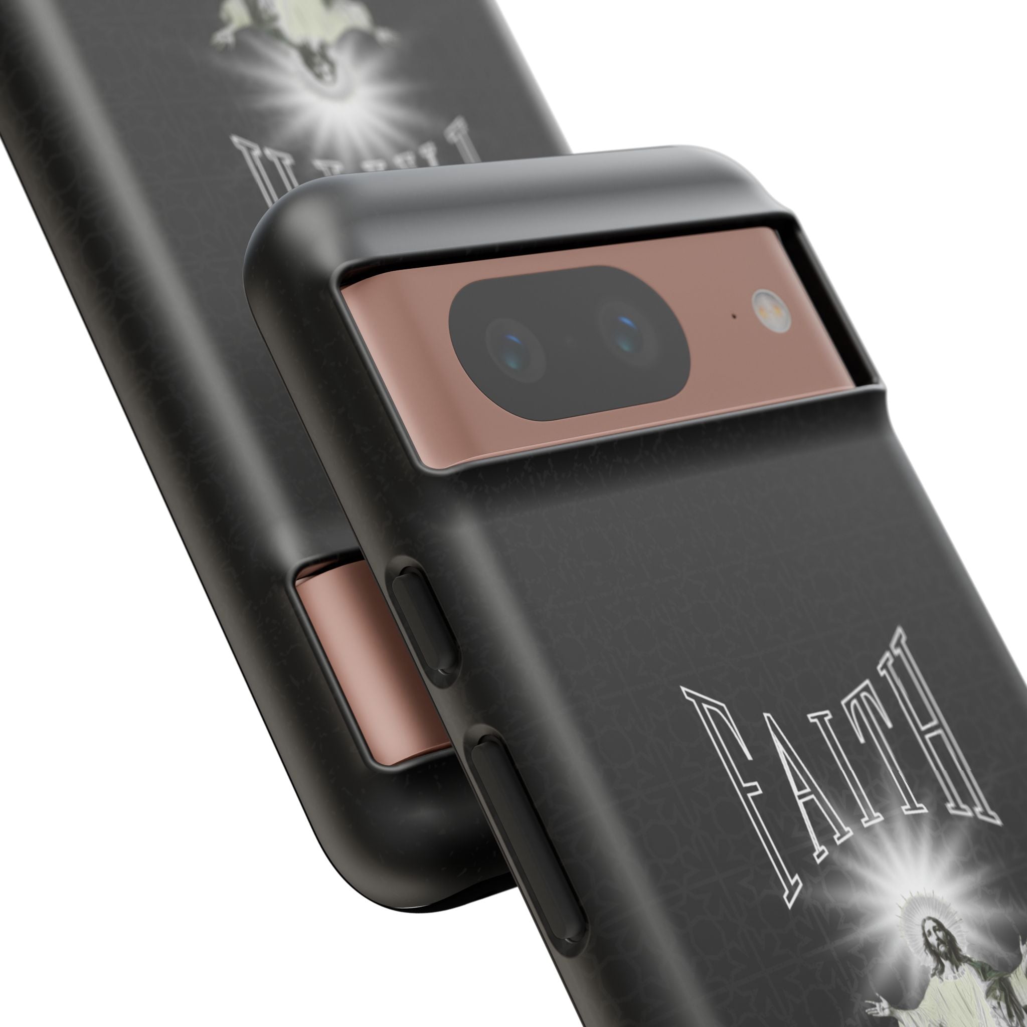Faith Phone Case — Religious Jesus Graphic Tough Phone Cover