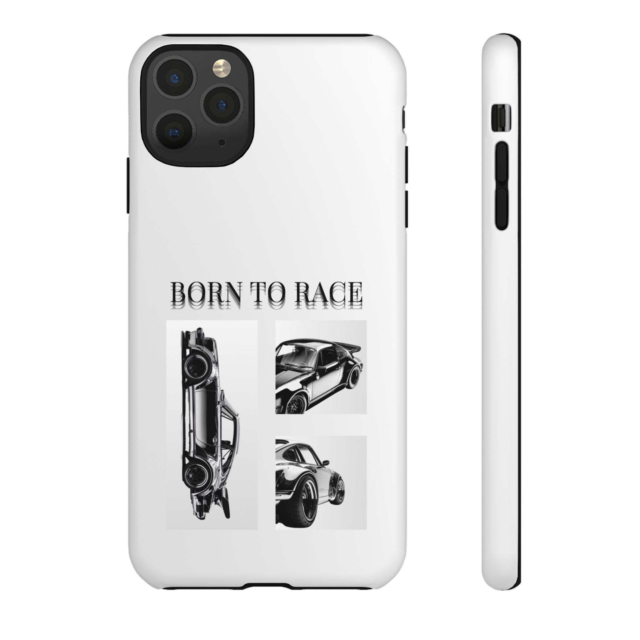 Phone Case - "Born to Race" Vintage Car Racing Graphic
