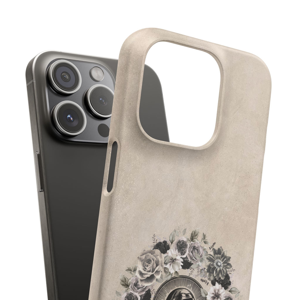 Vintage Madonna Floral Phone Case — Religious iPhone Snap Case