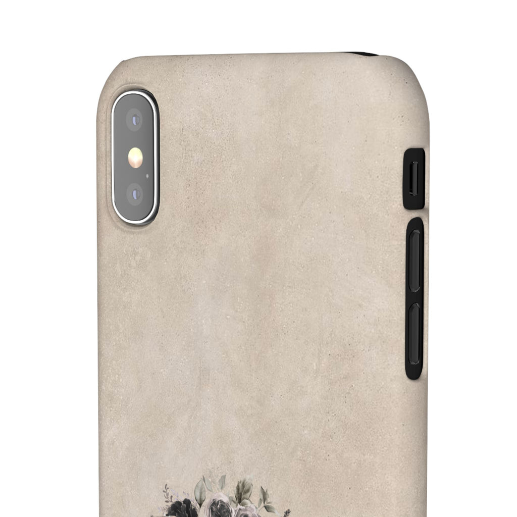 Vintage Madonna Floral Phone Case — Religious iPhone Snap Case