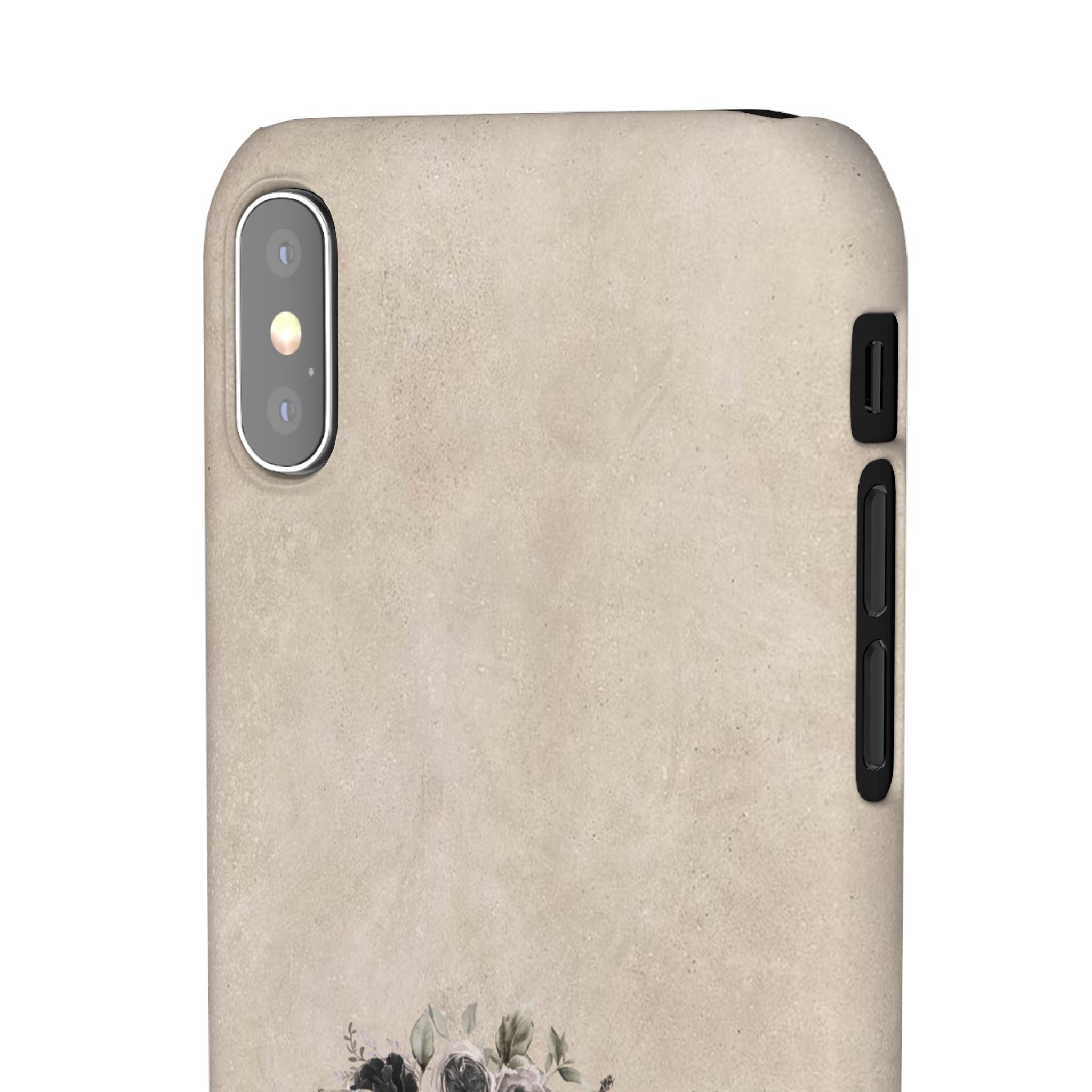 Vintage Madonna Floral Phone Case — Religious iPhone Snap Case
