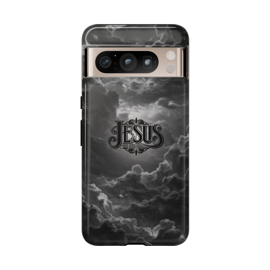 Jesus Cloud Phone Case – Christian Faith Protective iPhone Case