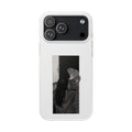 Black & White Cat Window Art Flexi Case