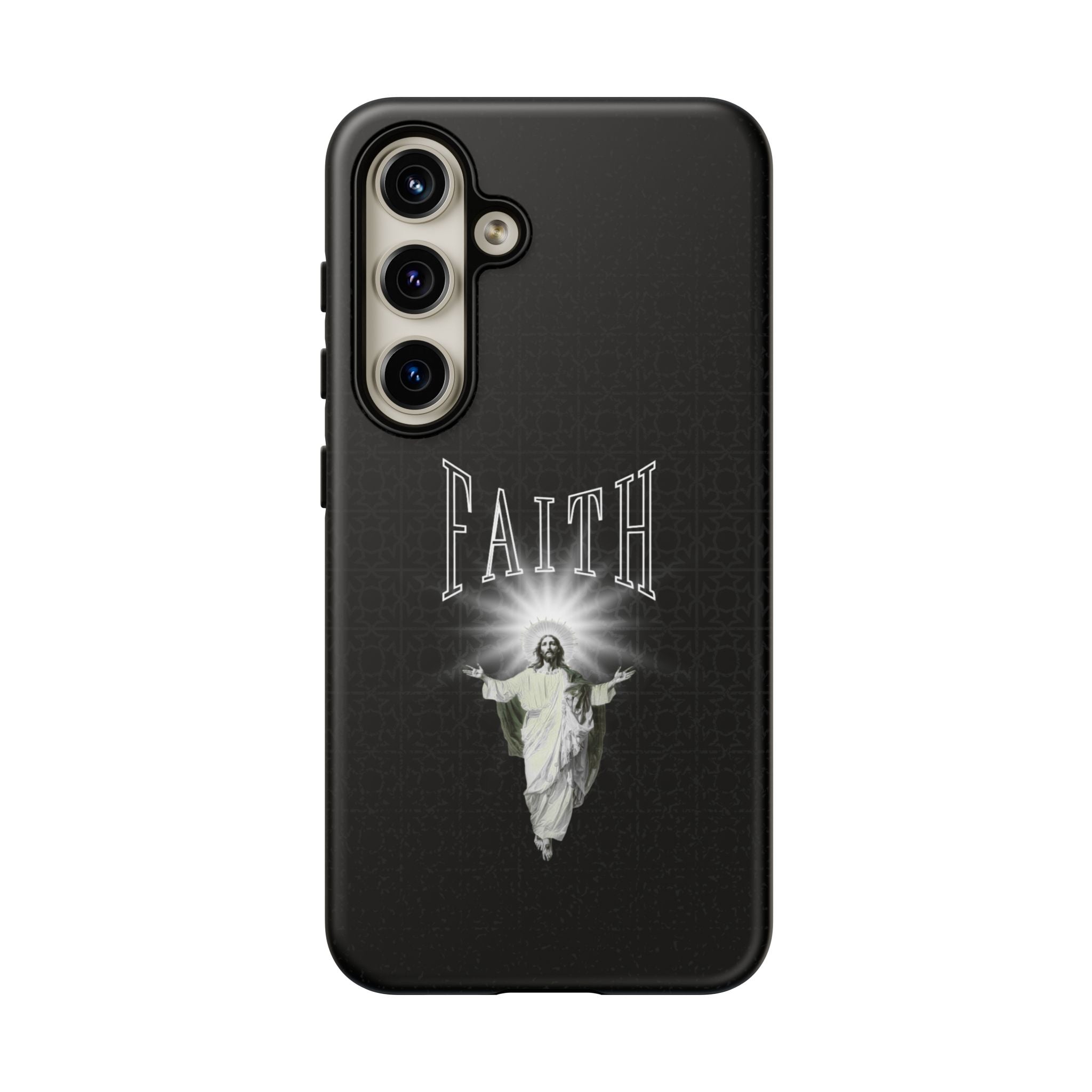 Faith Phone Case — Religious Jesus Graphic Tough Phone Cover