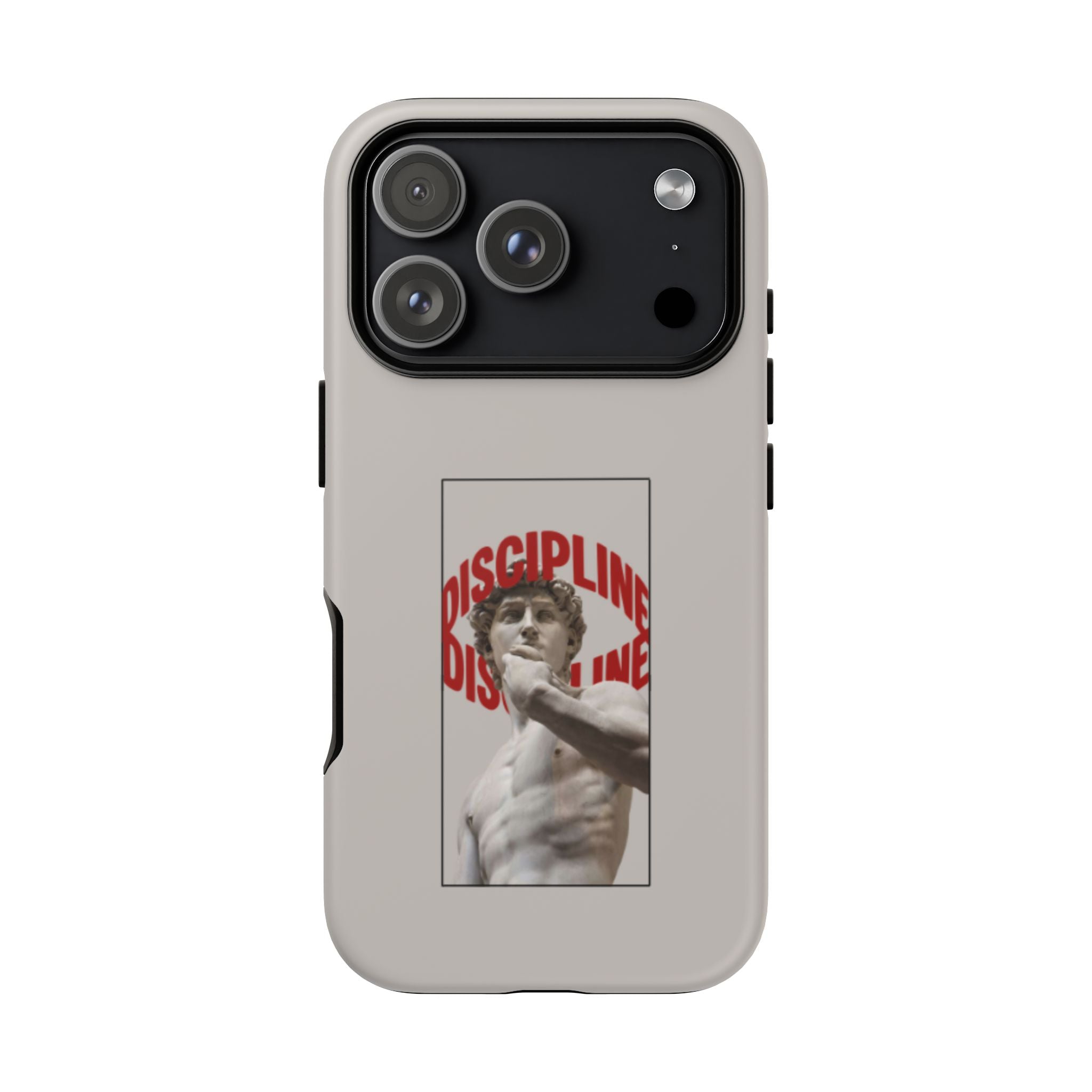 Phone Case — 'Discipline' Statue Graphic Protective Cover