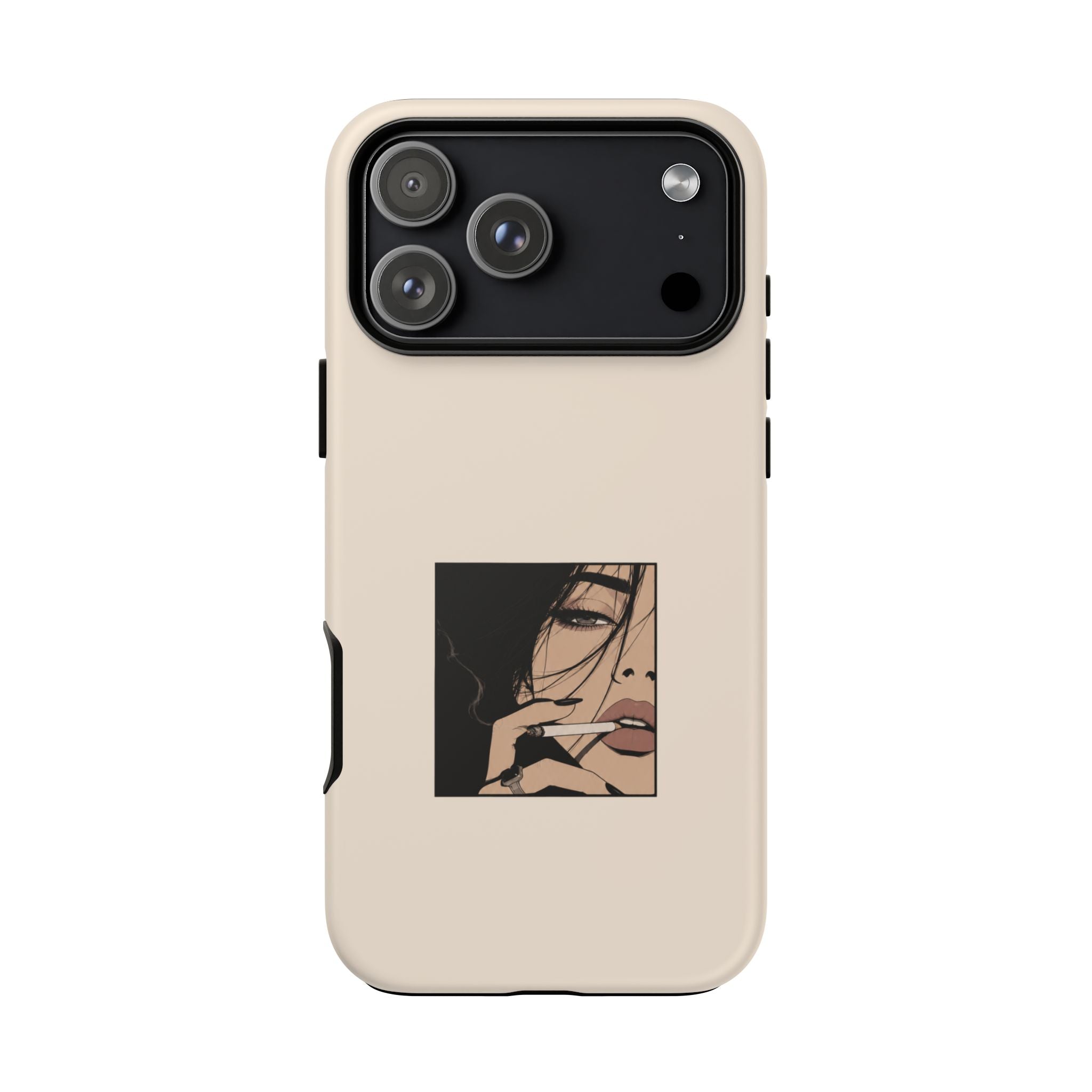 Minimalist Femme Portrait Protective Phone Case