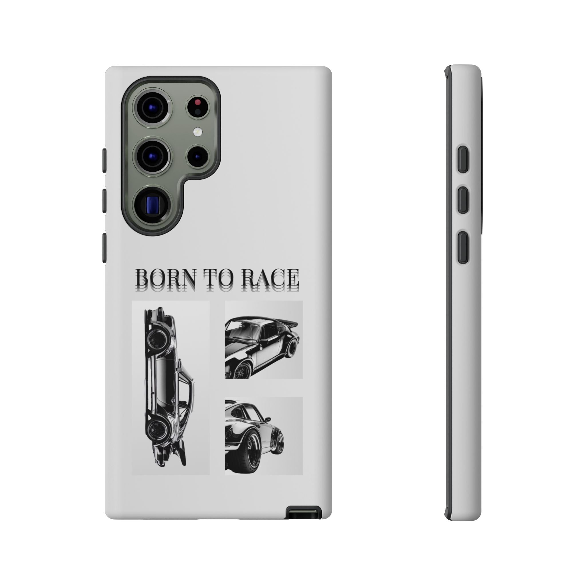 Phone Case - "Born to Race" Vintage Car Racing Graphic