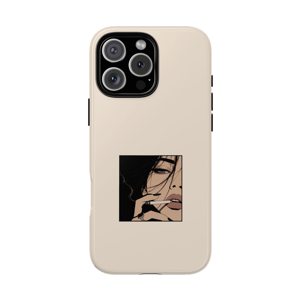 Minimalist Femme Portrait Protective Phone Case