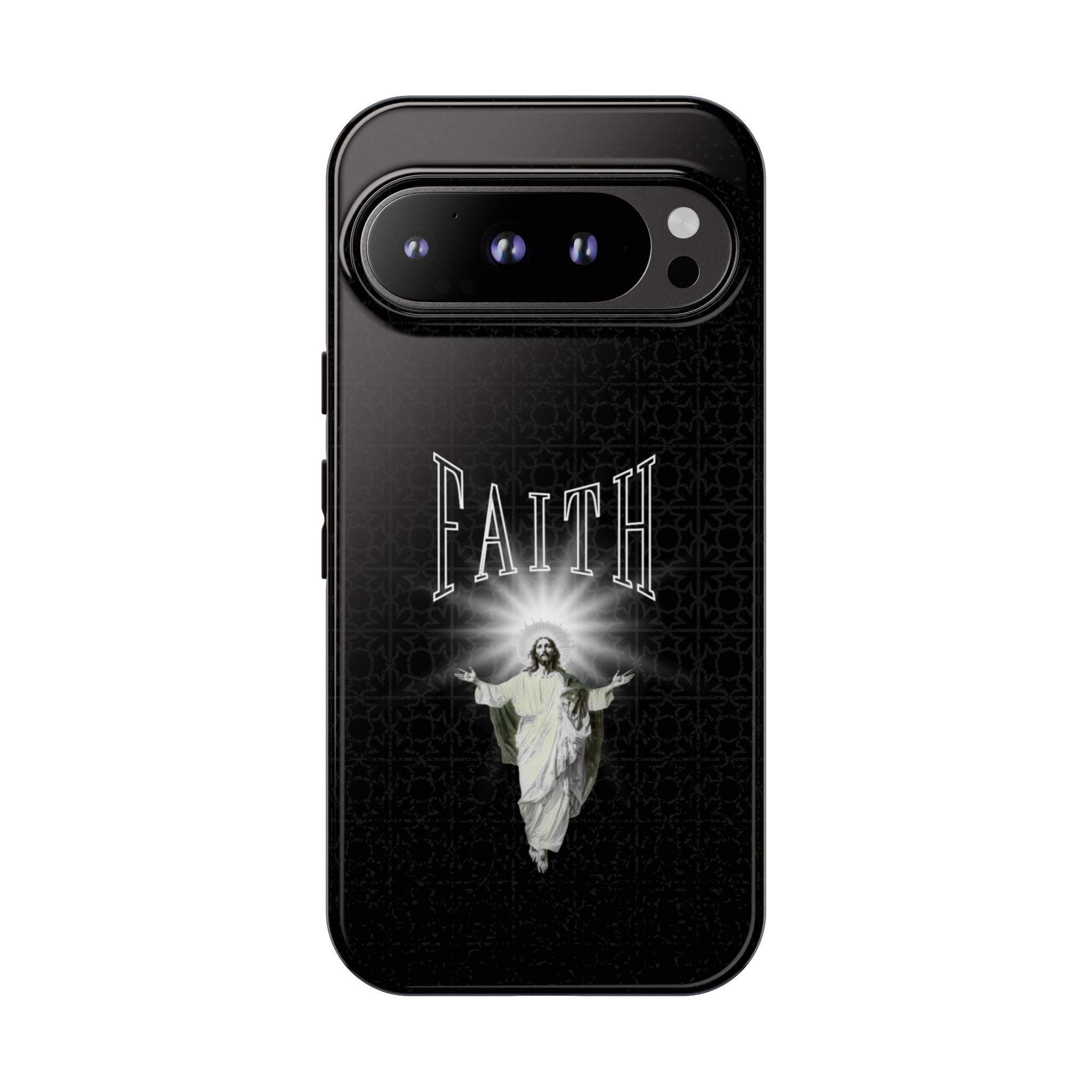 Faith Phone Case — Religious Jesus Graphic Tough Phone Cover