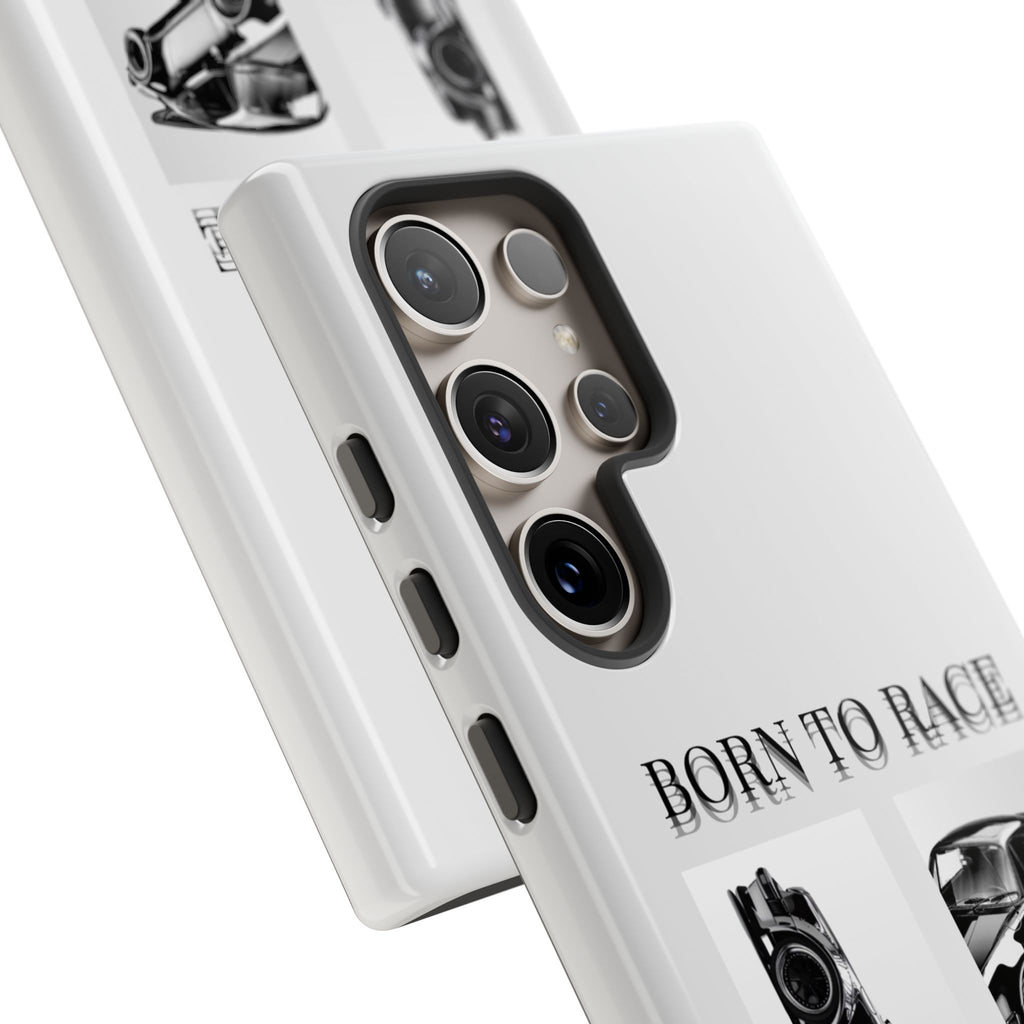 Phone Case - "Born to Race" Vintage Car Racing Graphic