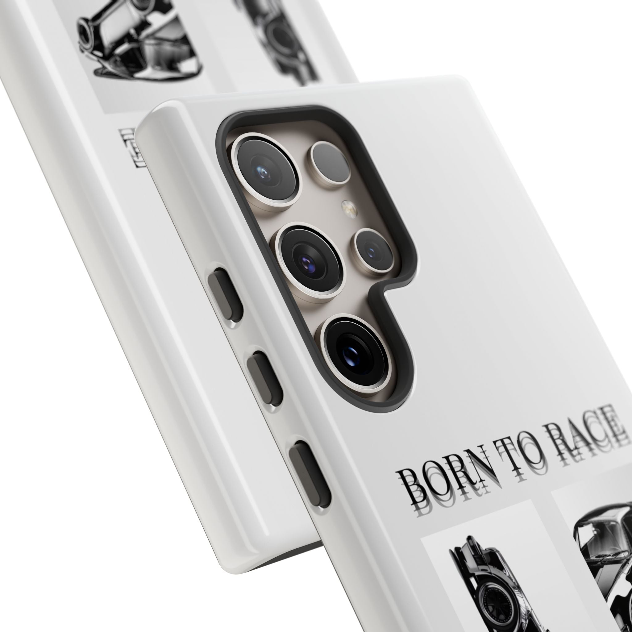 Phone Case - "Born to Race" Vintage Car Racing Graphic