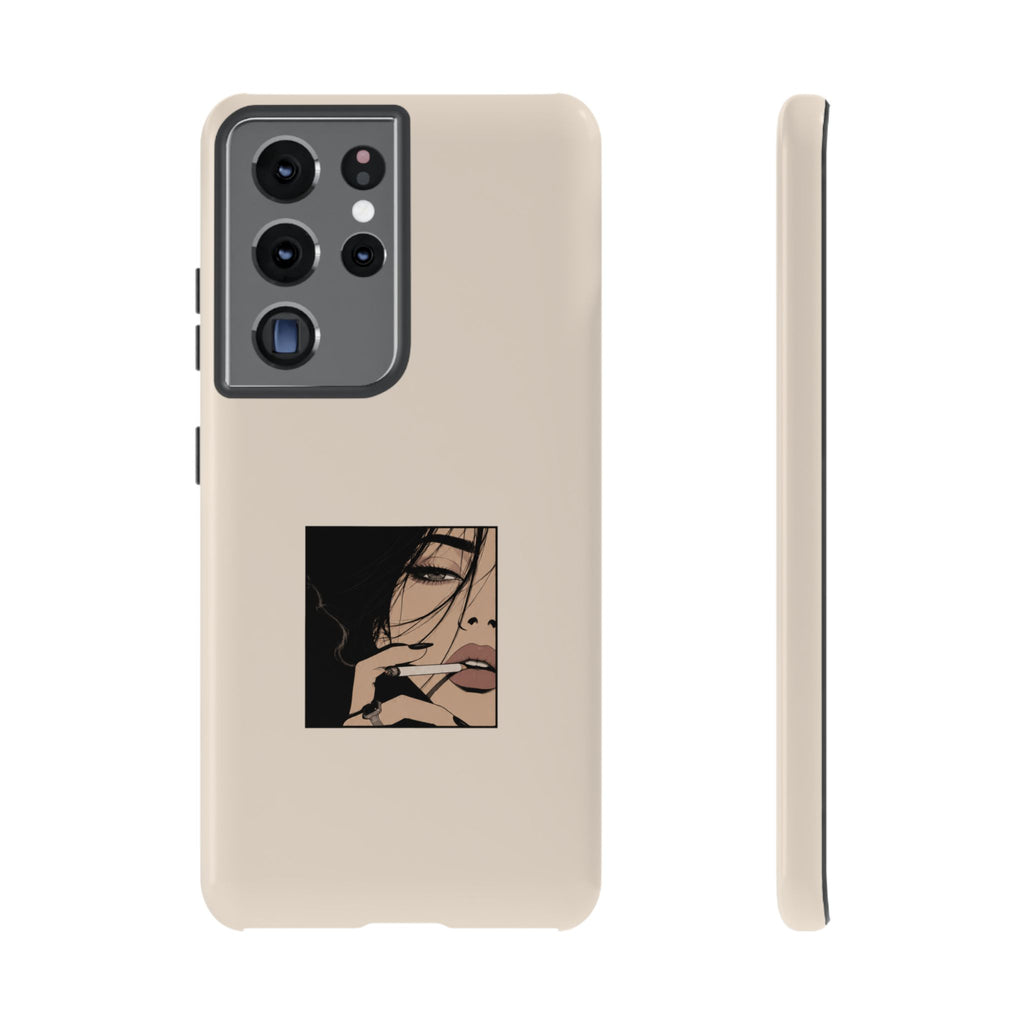 Minimalist Femme Portrait Protective Phone Case