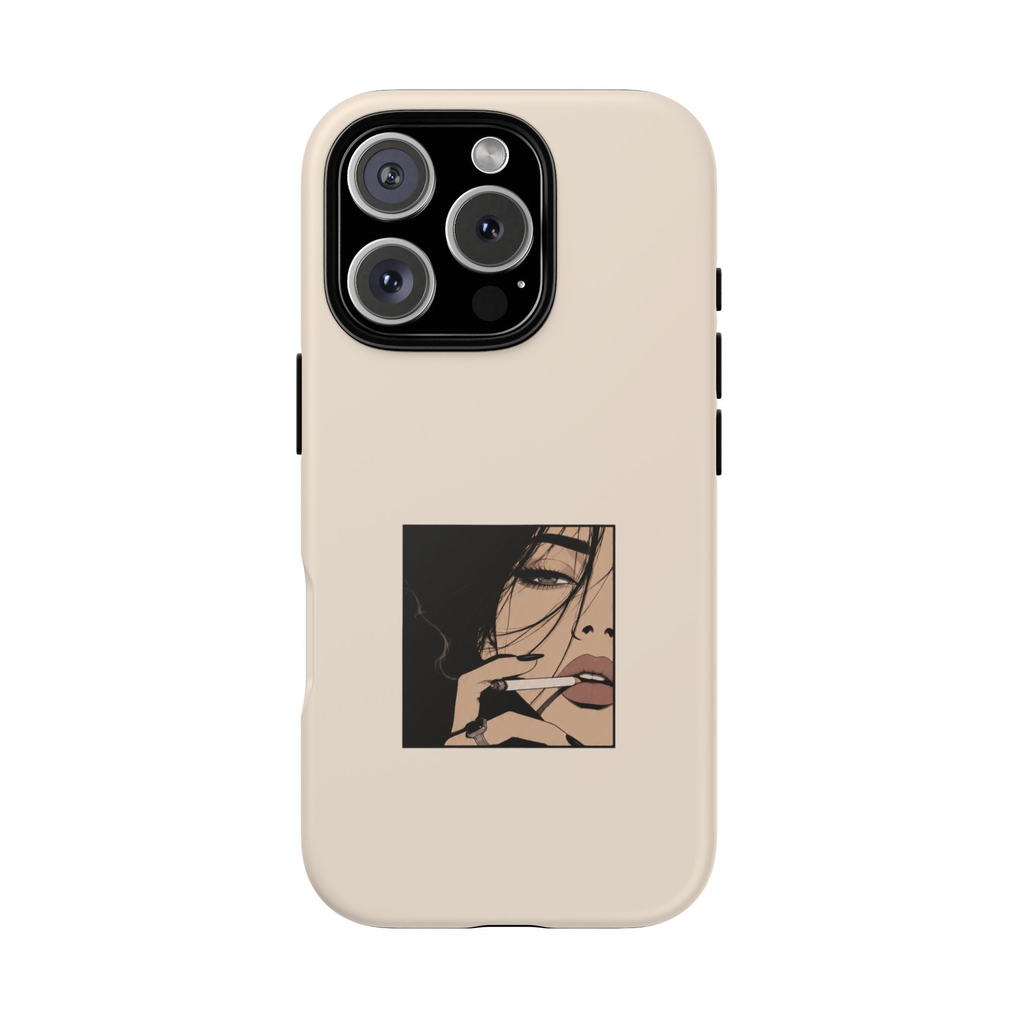 Minimalist Femme Portrait Protective Phone Case