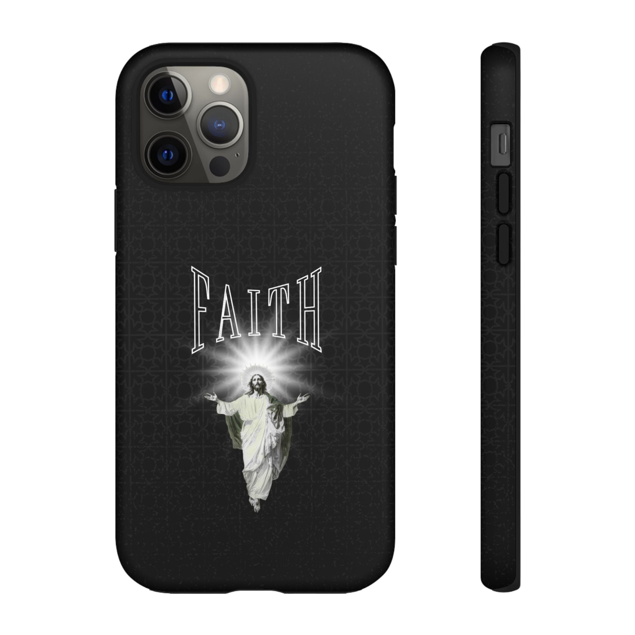 Faith Phone Case — Religious Jesus Graphic Tough Phone Cover