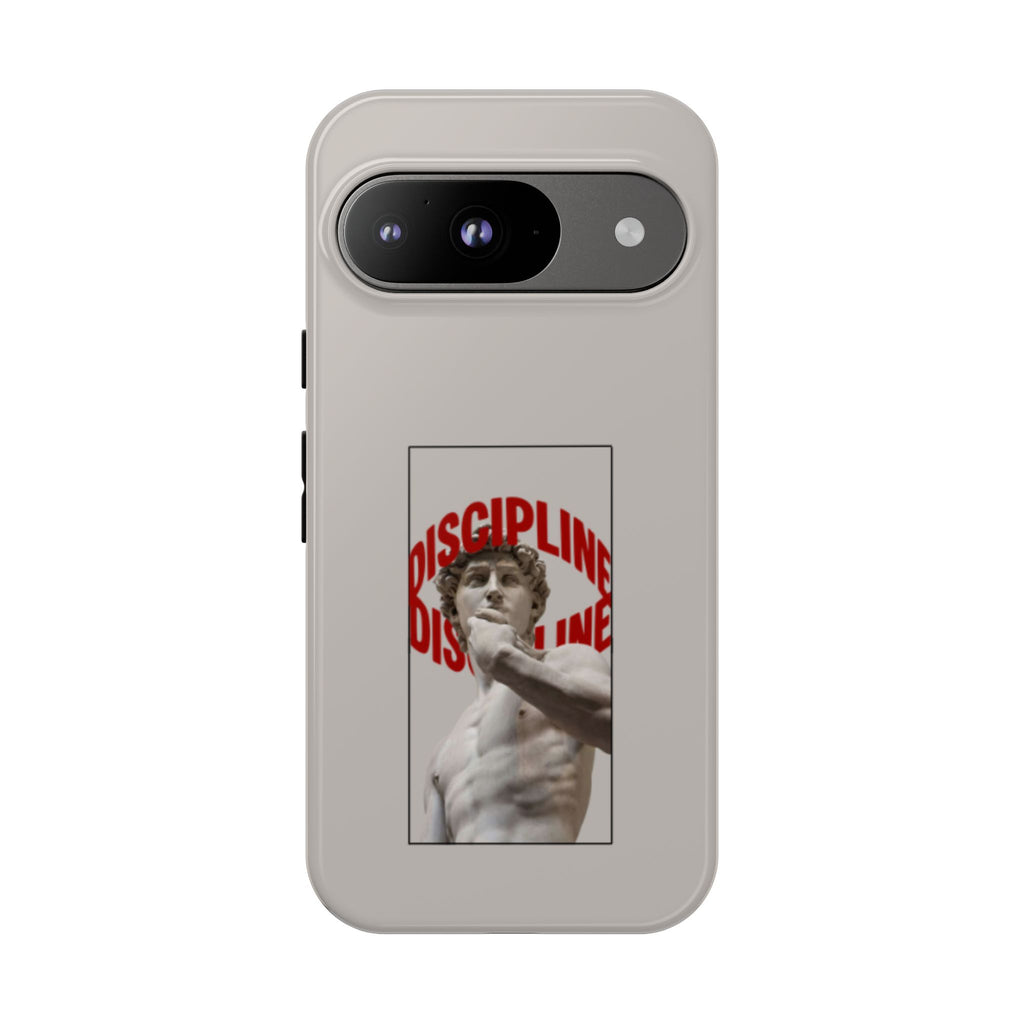 Phone Case — 'Discipline' Statue Graphic Protective Cover