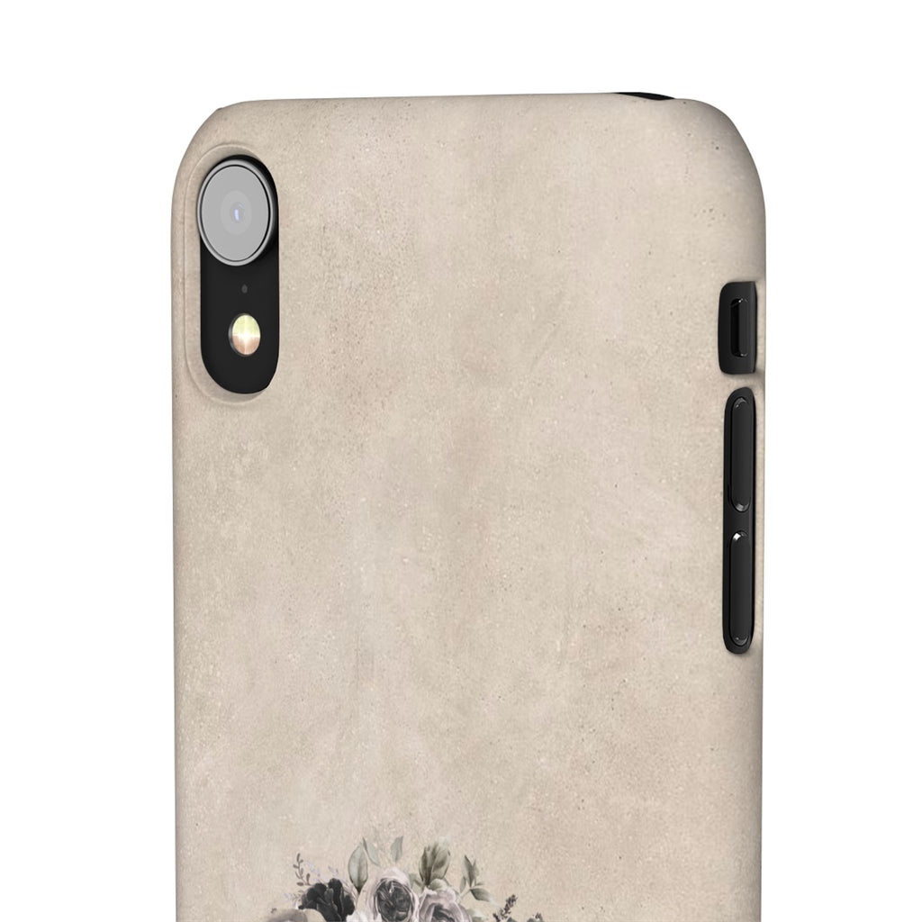Vintage Madonna Floral Phone Case — Religious iPhone Snap Case