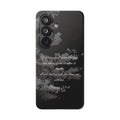 Phone Case — Psalm 23:4 Black Cloudy Faith Design