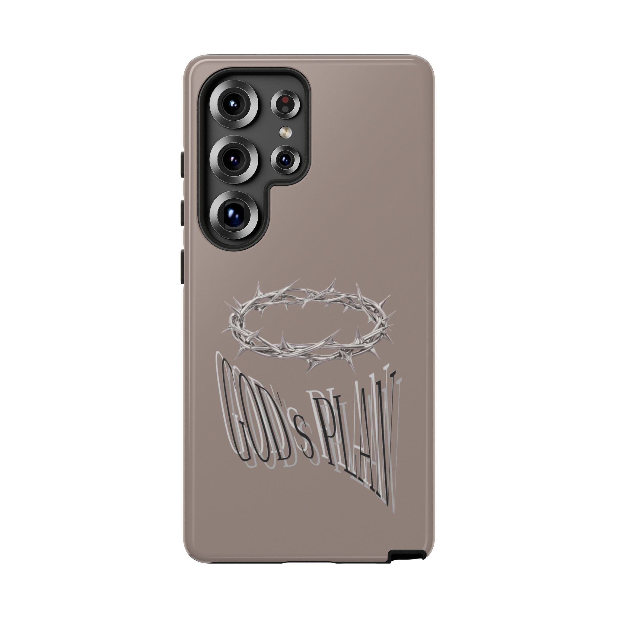 Phone Case — "God's Plan" Crown of Thorns Protective Cover