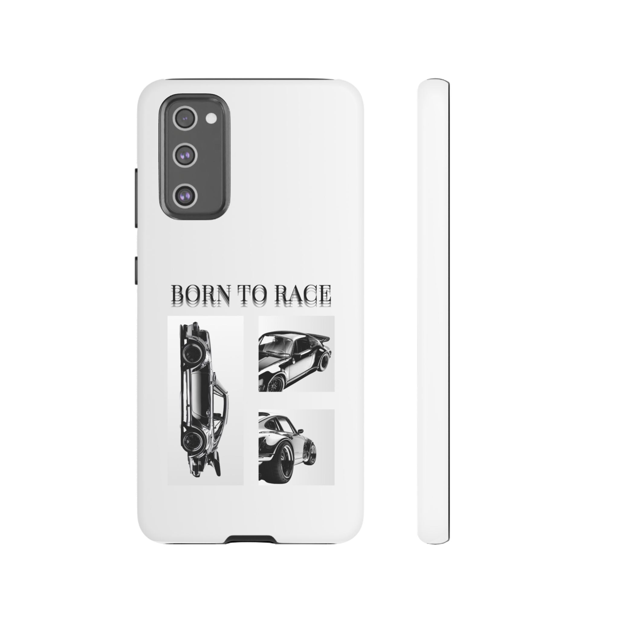 Phone Case - "Born to Race" Vintage Car Racing Graphic