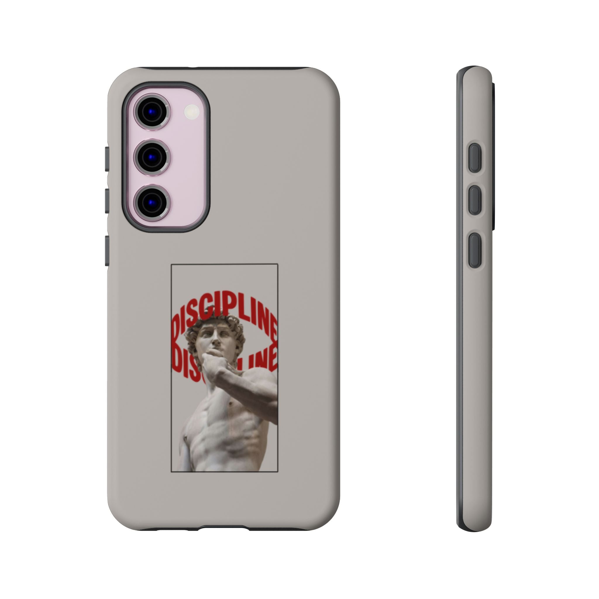 Phone Case — 'Discipline' Statue Graphic Protective Cover