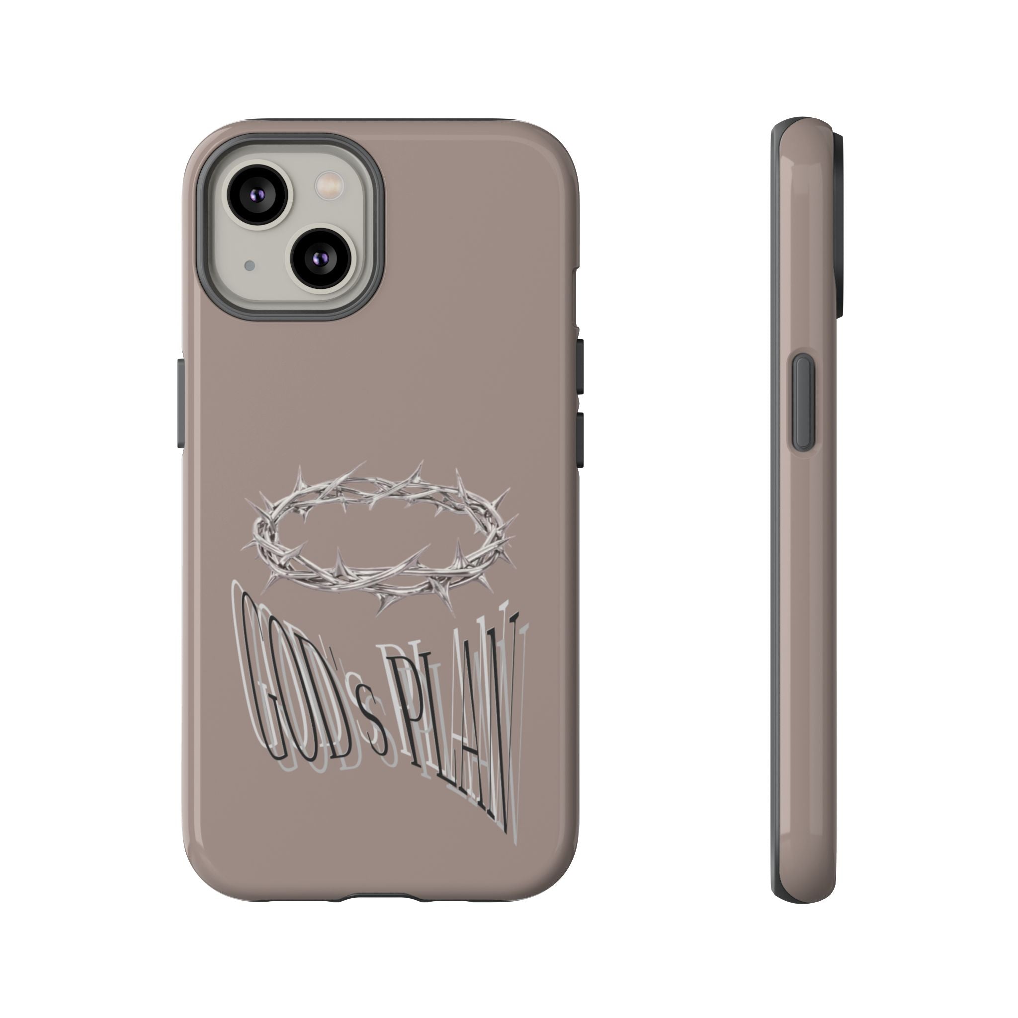 Phone Case — "God's Plan" Crown of Thorns Protective Cover