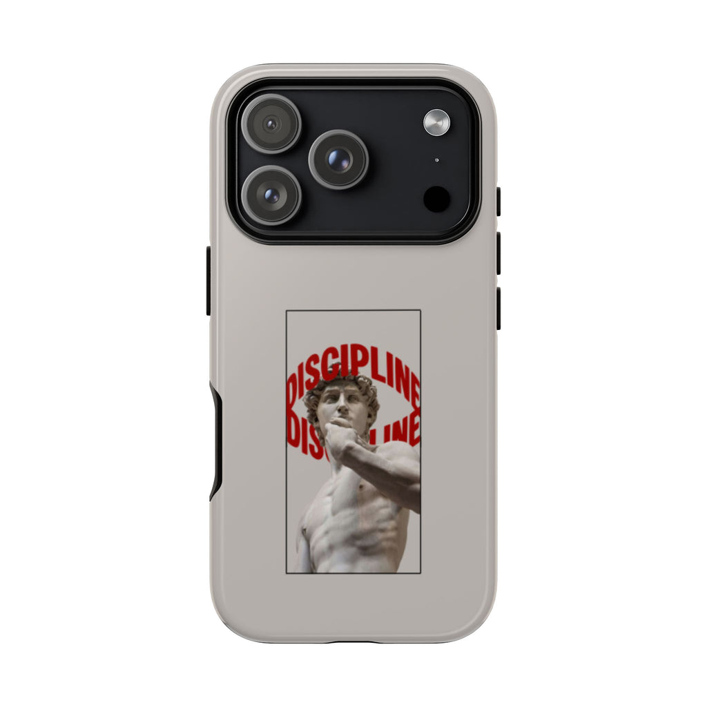 Phone Case — 'Discipline' Statue Graphic Protective Cover